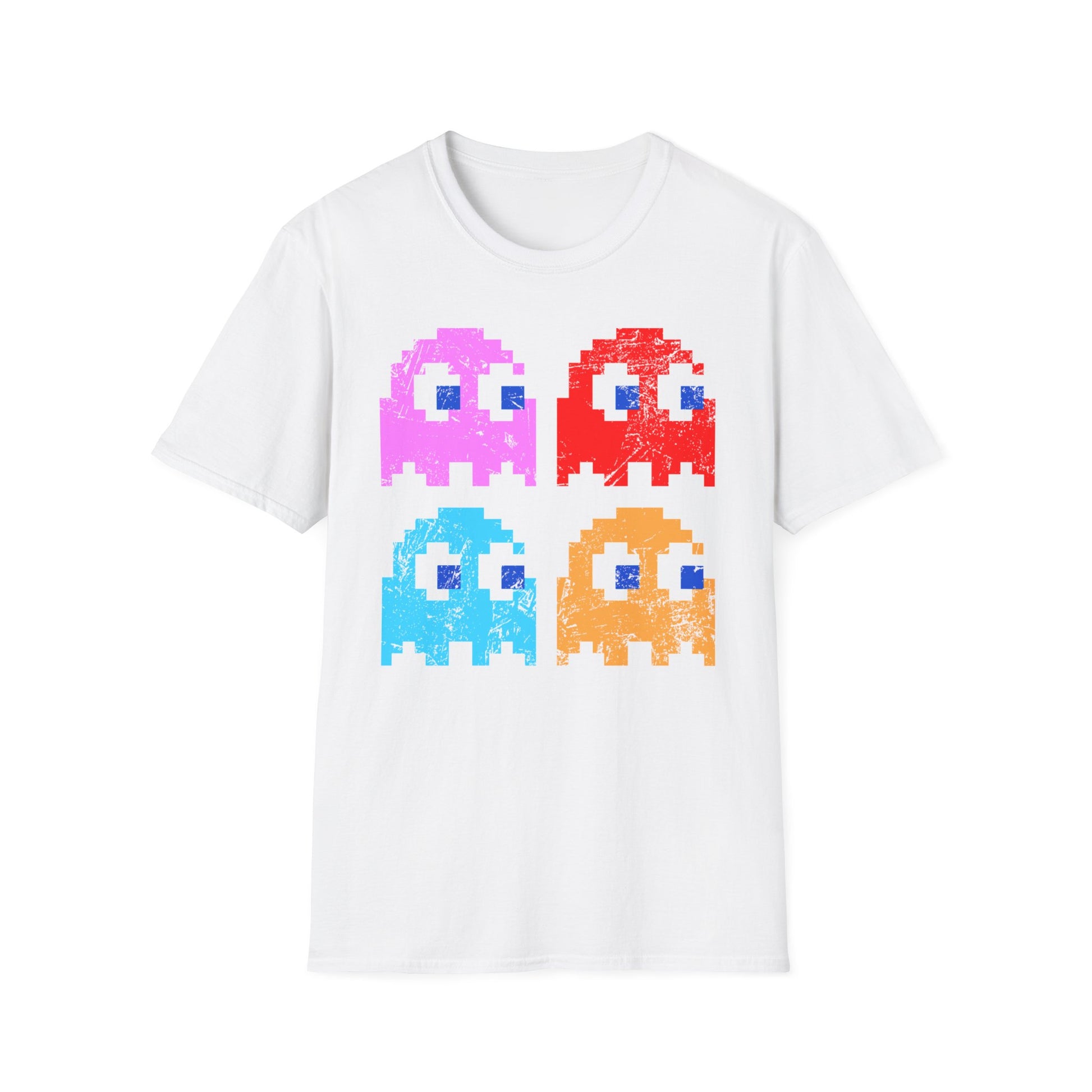 Video Game Figures | Unisex Softstyle T-Shirt - Conthur Shop