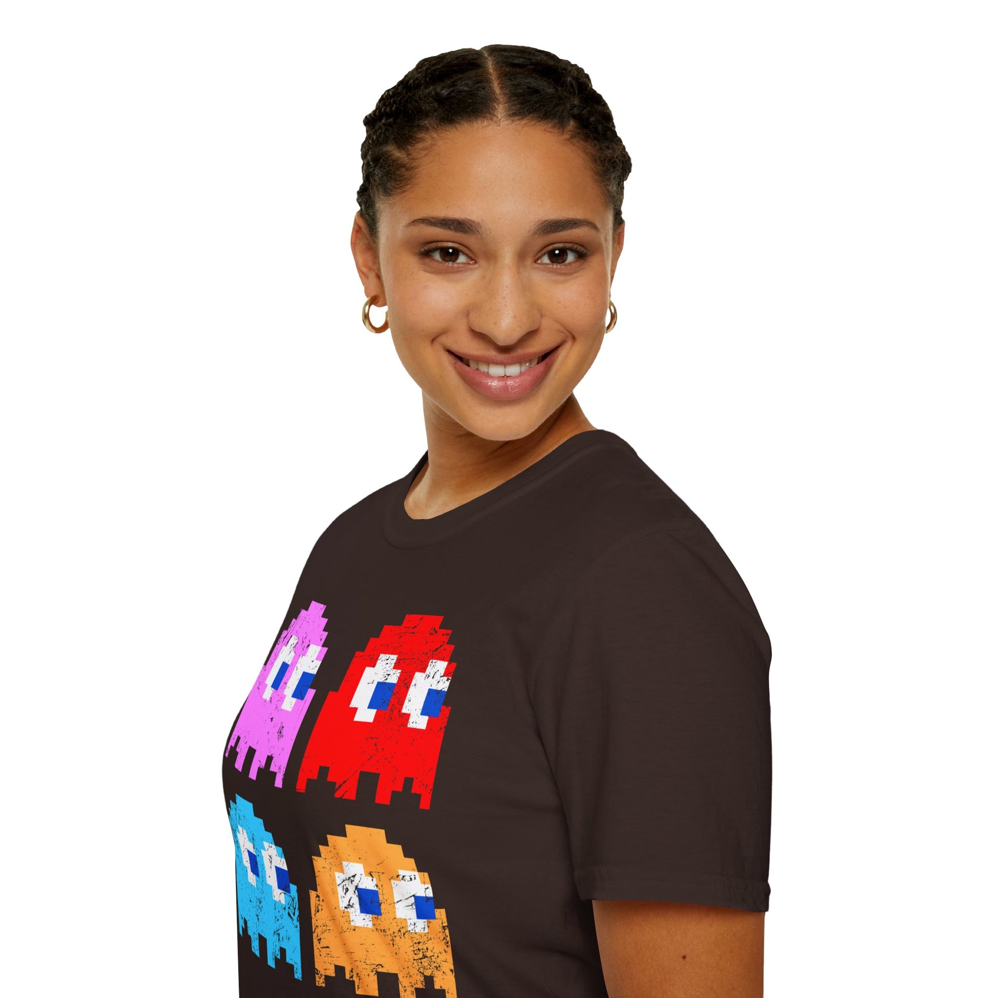 Video Game Figures | Unisex Softstyle T-Shirt - Conthur Shop