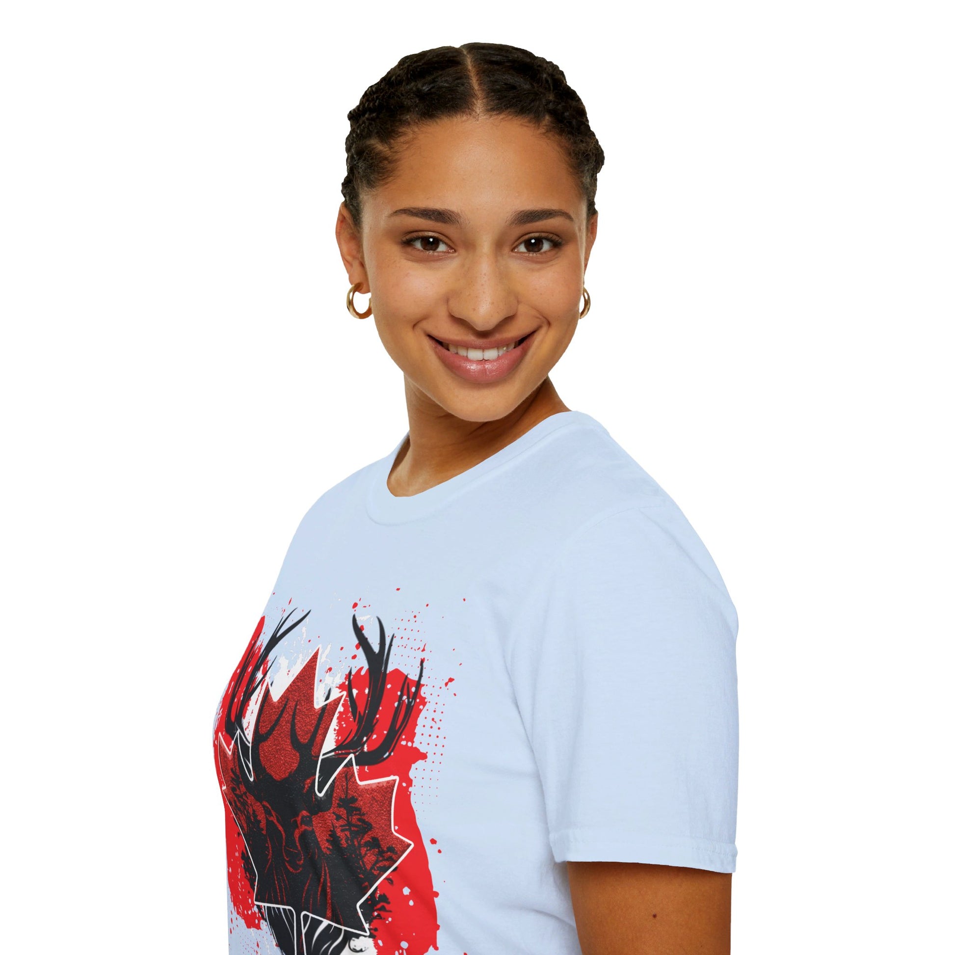 Canada | Deer | Unisex Softstyle T-Shirt - Conthur Shop