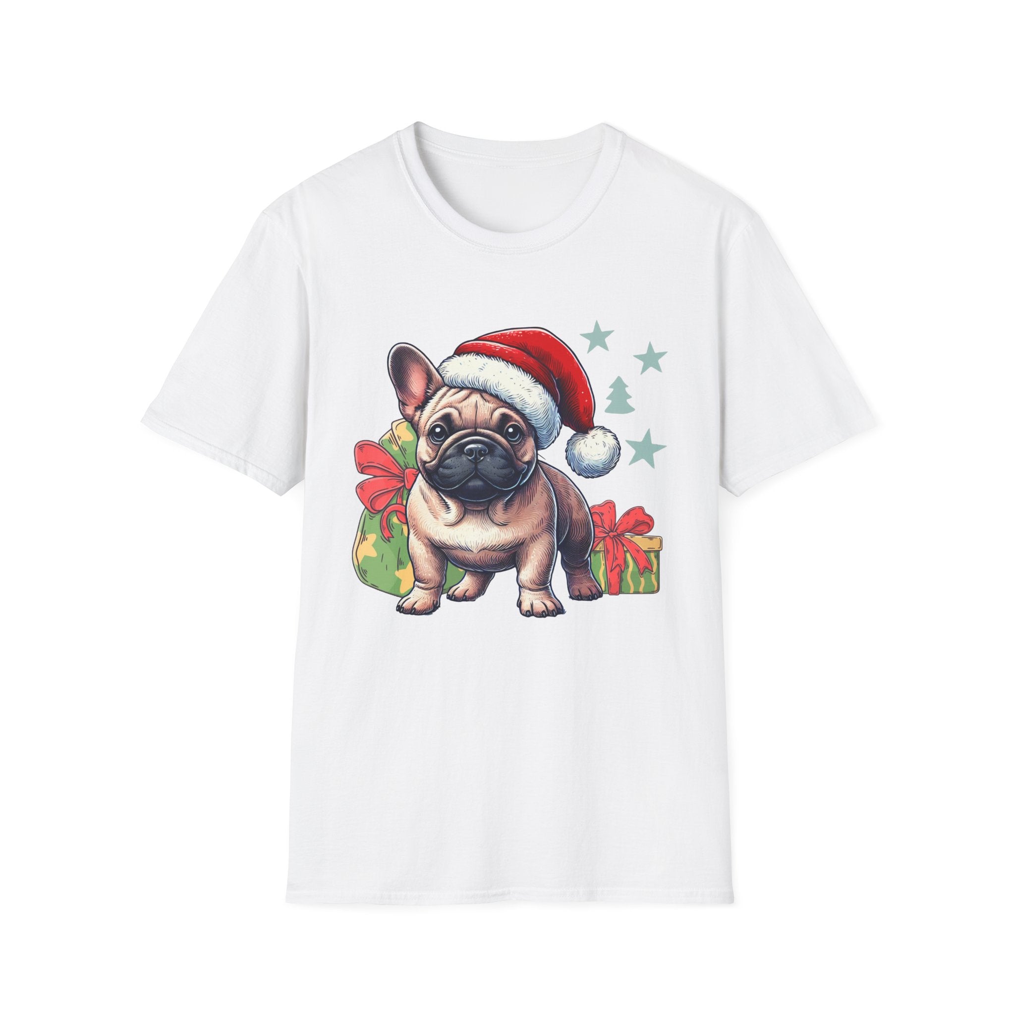 Christmas Bulldog | Unisex Softstyle T-Shirt