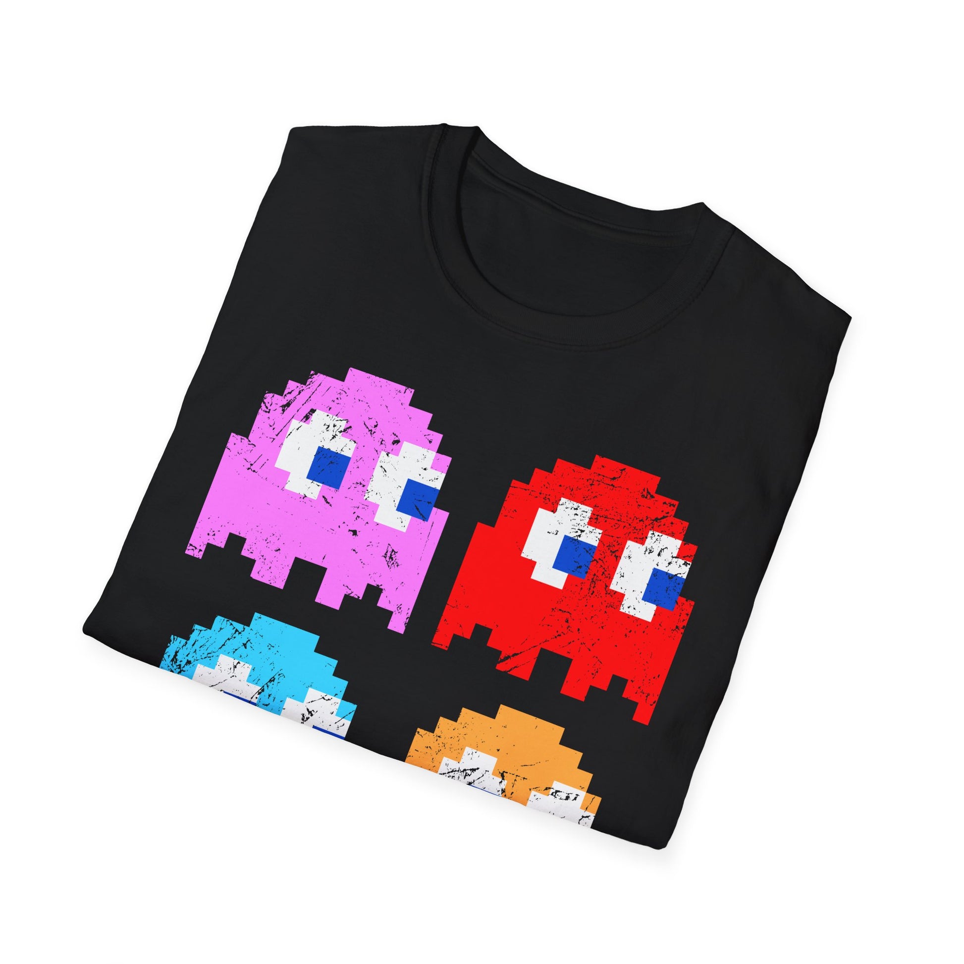 Video Game Figures | Unisex Softstyle T-Shirt - Conthur Shop