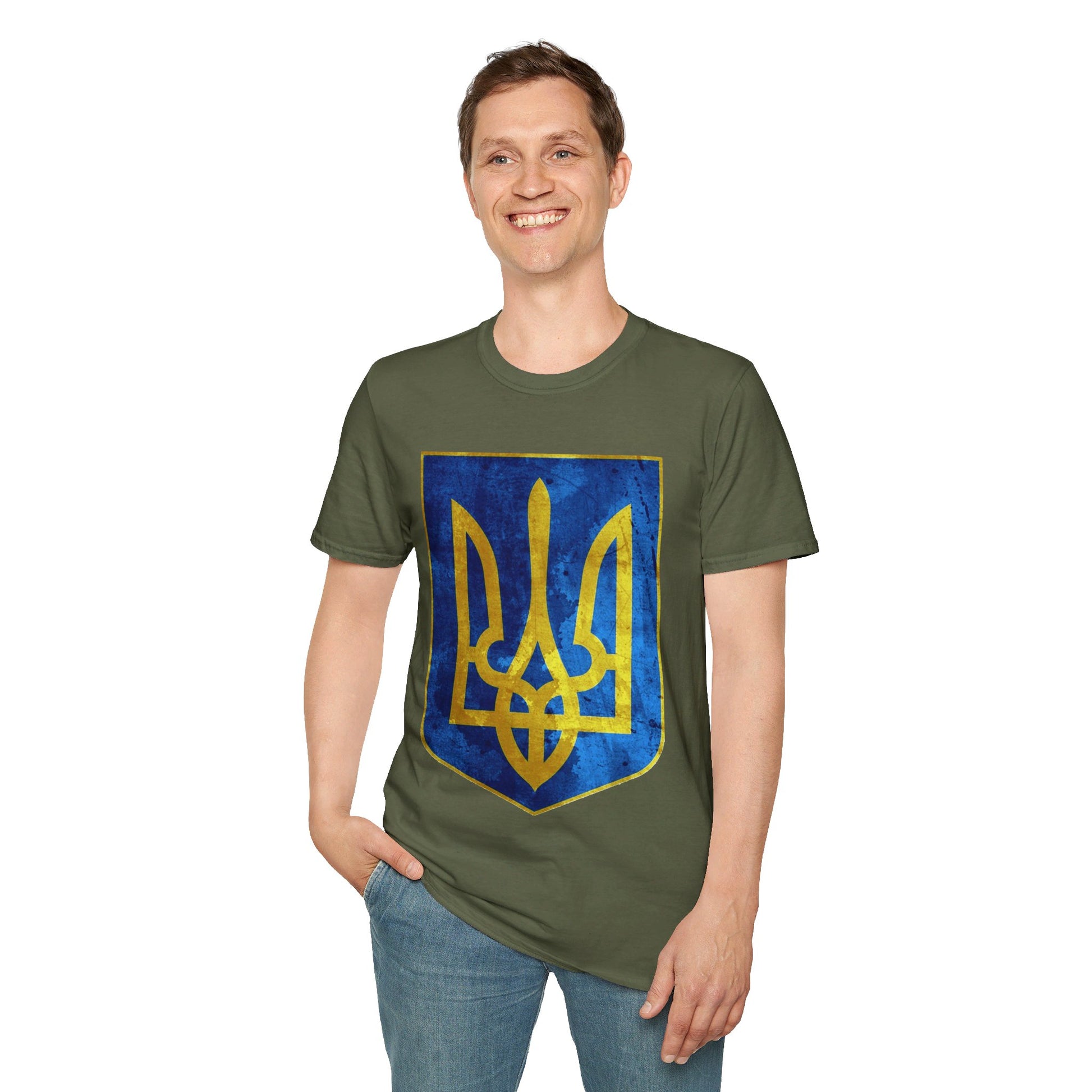 Ukraine | Flag | Unisex Softstyle T-Shirt - Conthur Shop