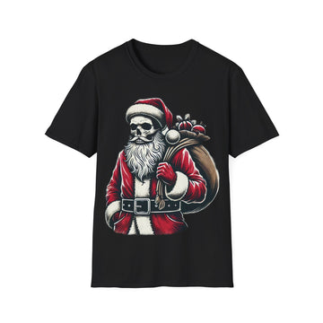 Santa Skull | Unisex Softstyle T-Shirt