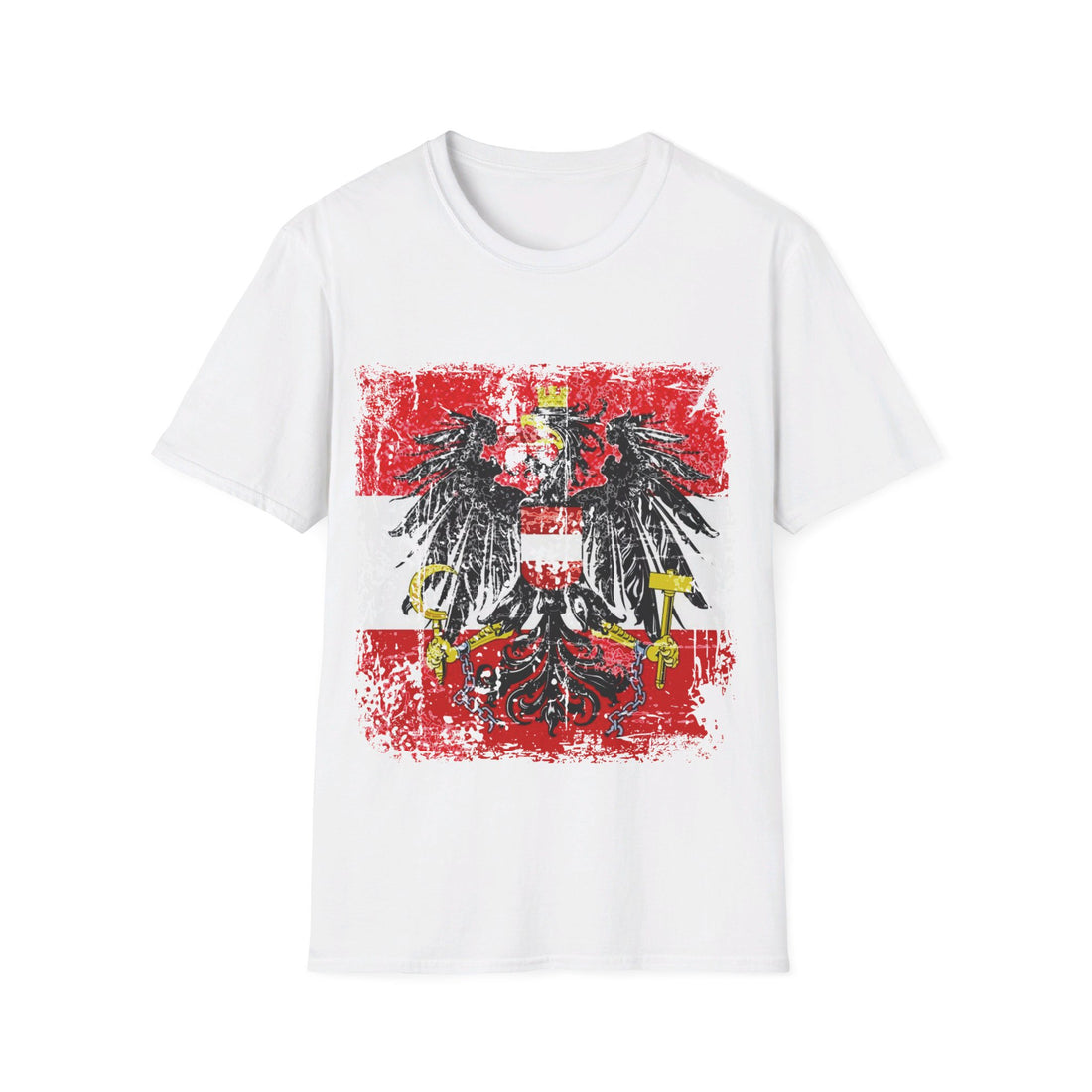 Austria | Österreich | Flag | Fahne | Unisex Softstyle T-Shirt - Conthur Shop