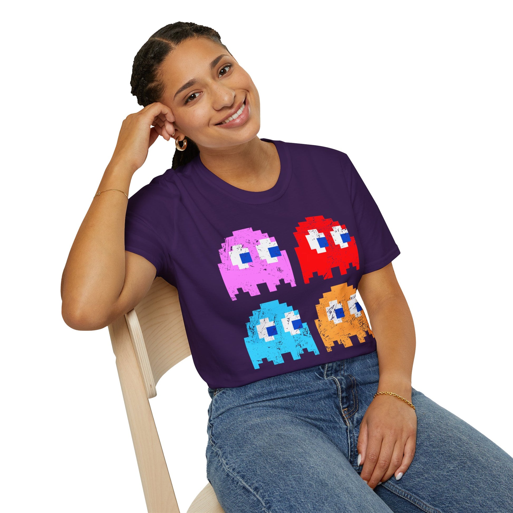 Video Game Figures | Unisex Softstyle T-Shirt - Conthur Shop