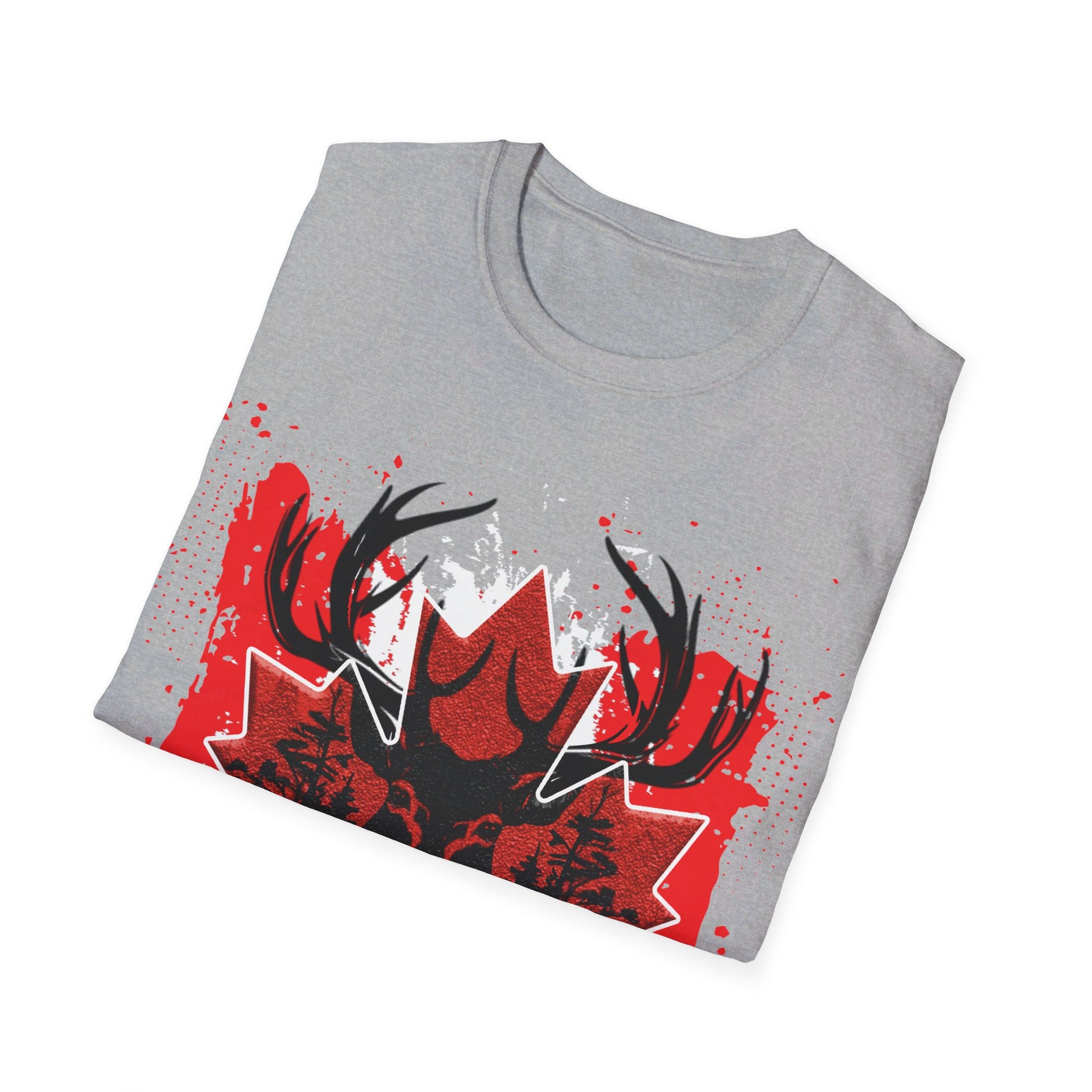 Canada | Deer | Unisex Softstyle T-Shirt - Conthur Shop