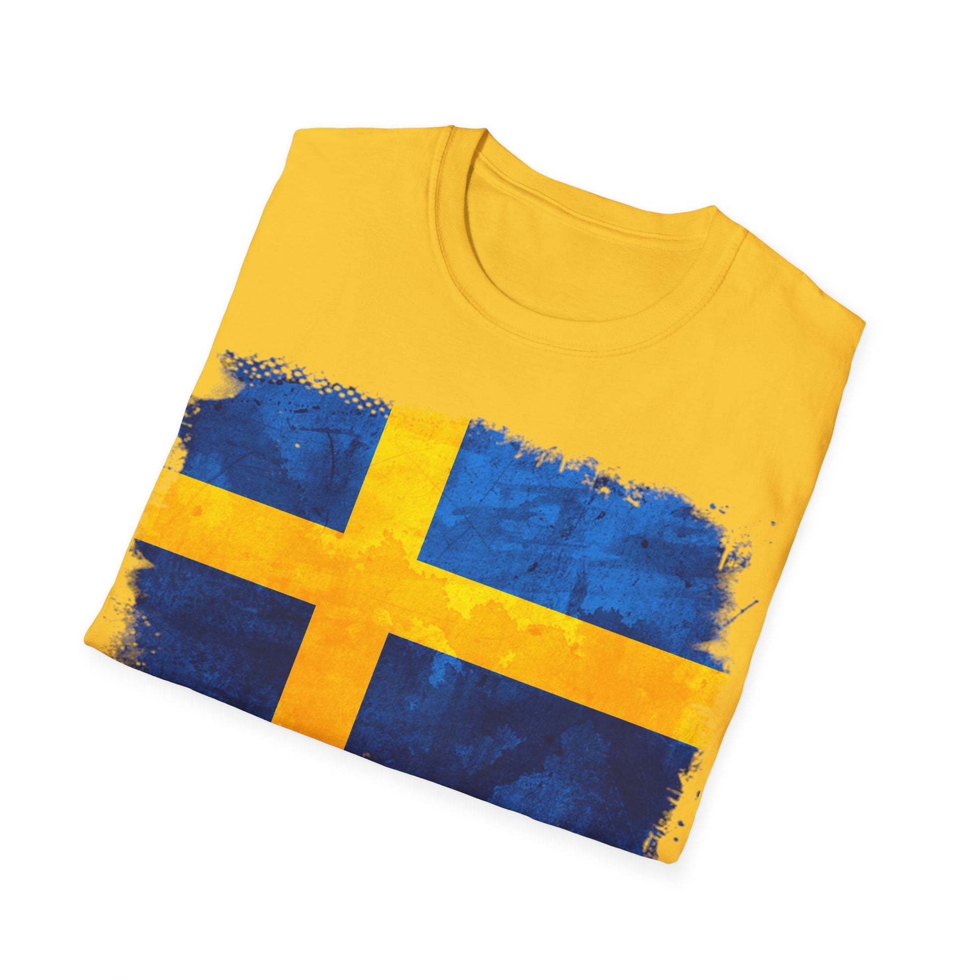 Sweden Flag | Unisex Softstyle T-Shirt - Conthur Shop