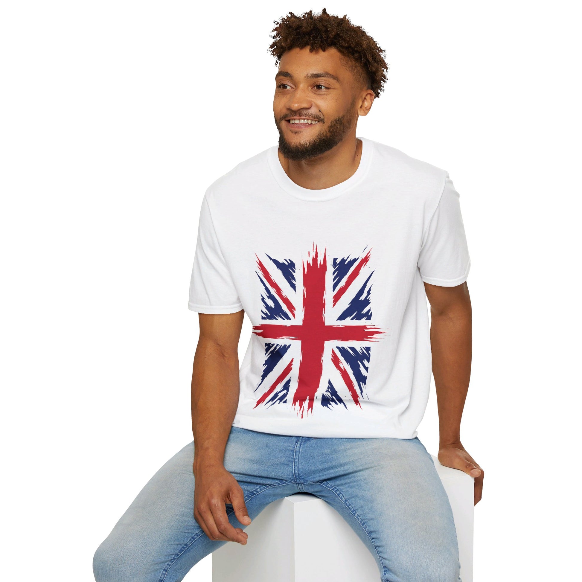 Great Britain | Union Jack | Flag | Fahne | Unisex Softstyle T-Shirt - Conthur Shop