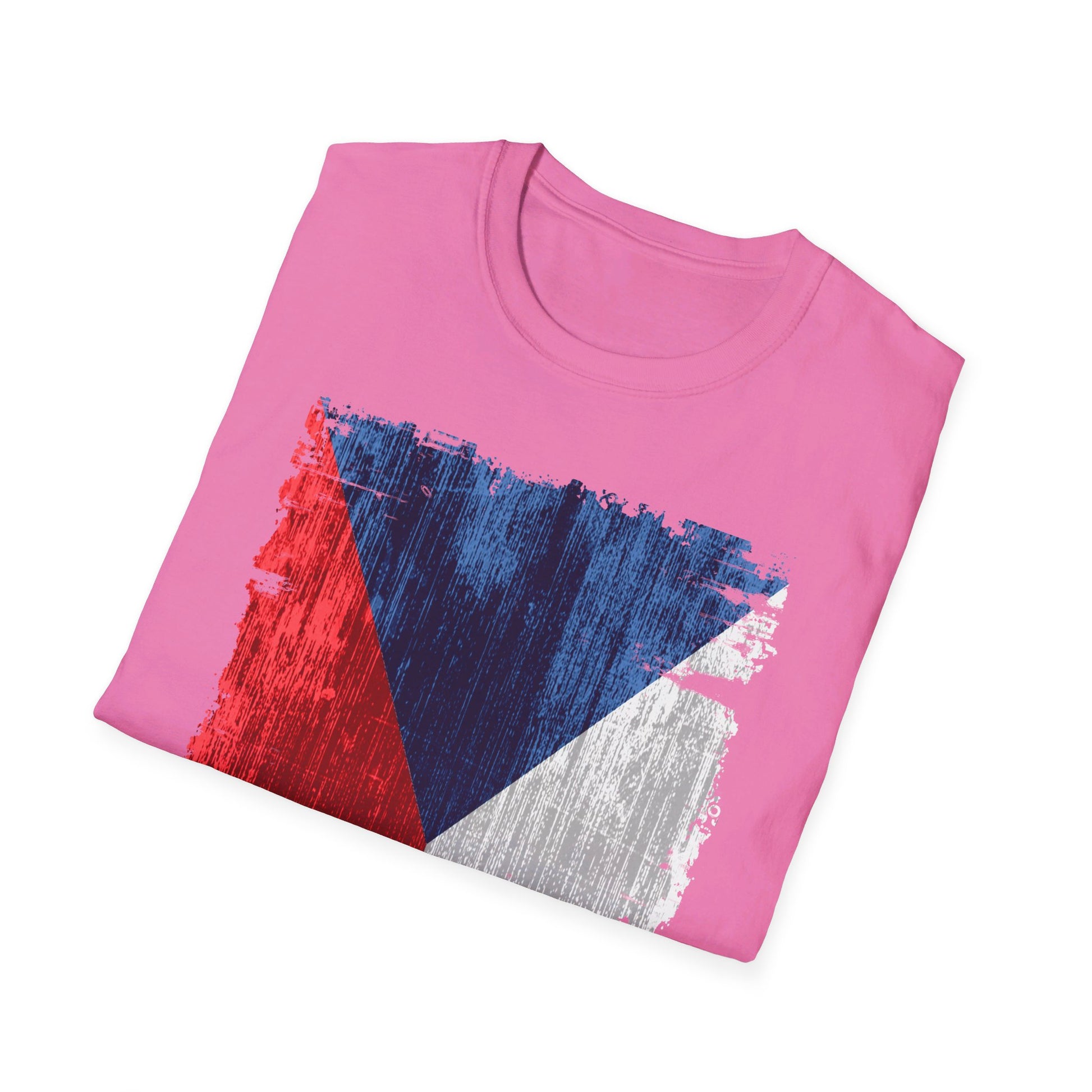 Czech Republic | Flag | Unisex Softstyle T-Shirt - Conthur Shop