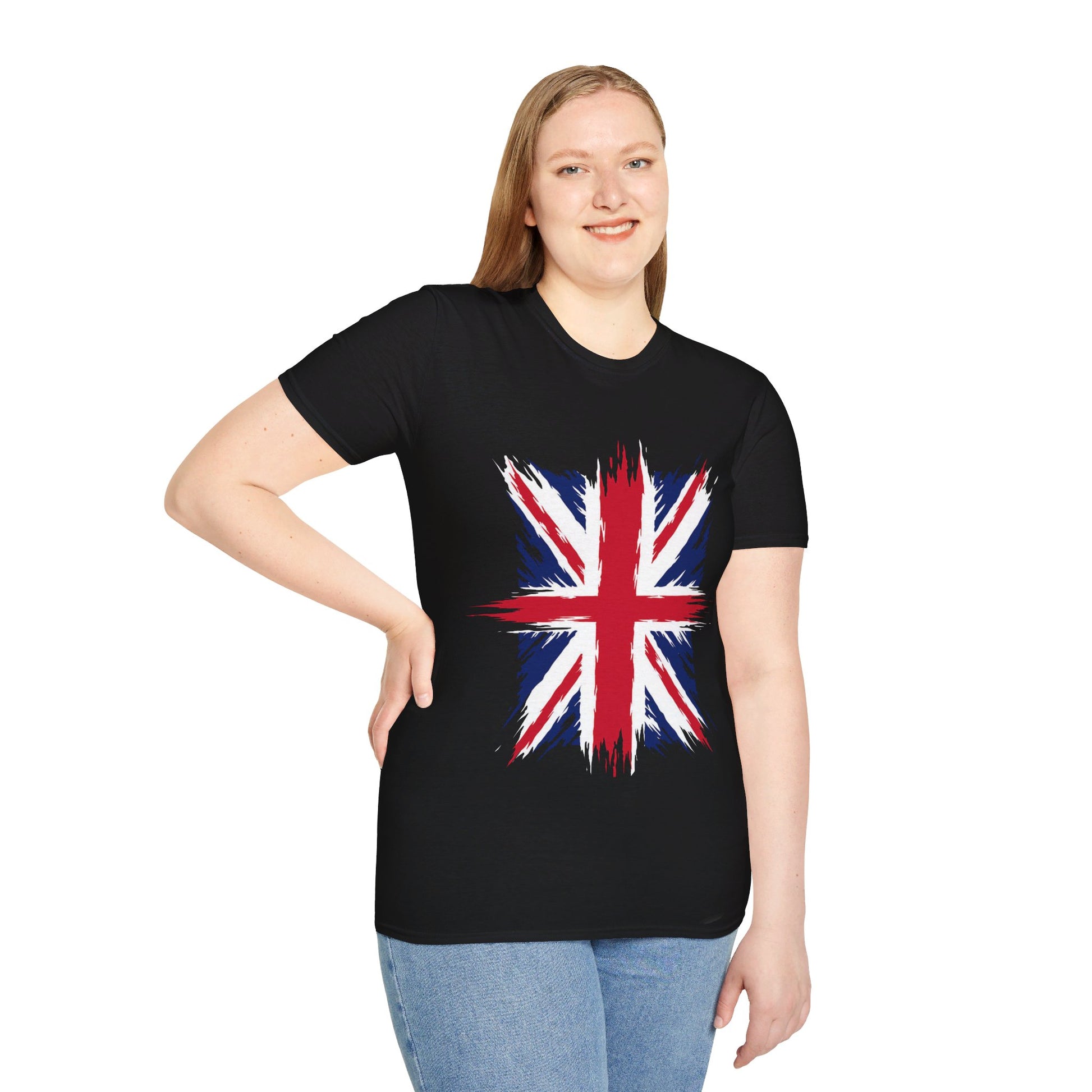 Great Britain | Union Jack | Flag | Fahne | Unisex Softstyle T-Shirt - Conthur Shop