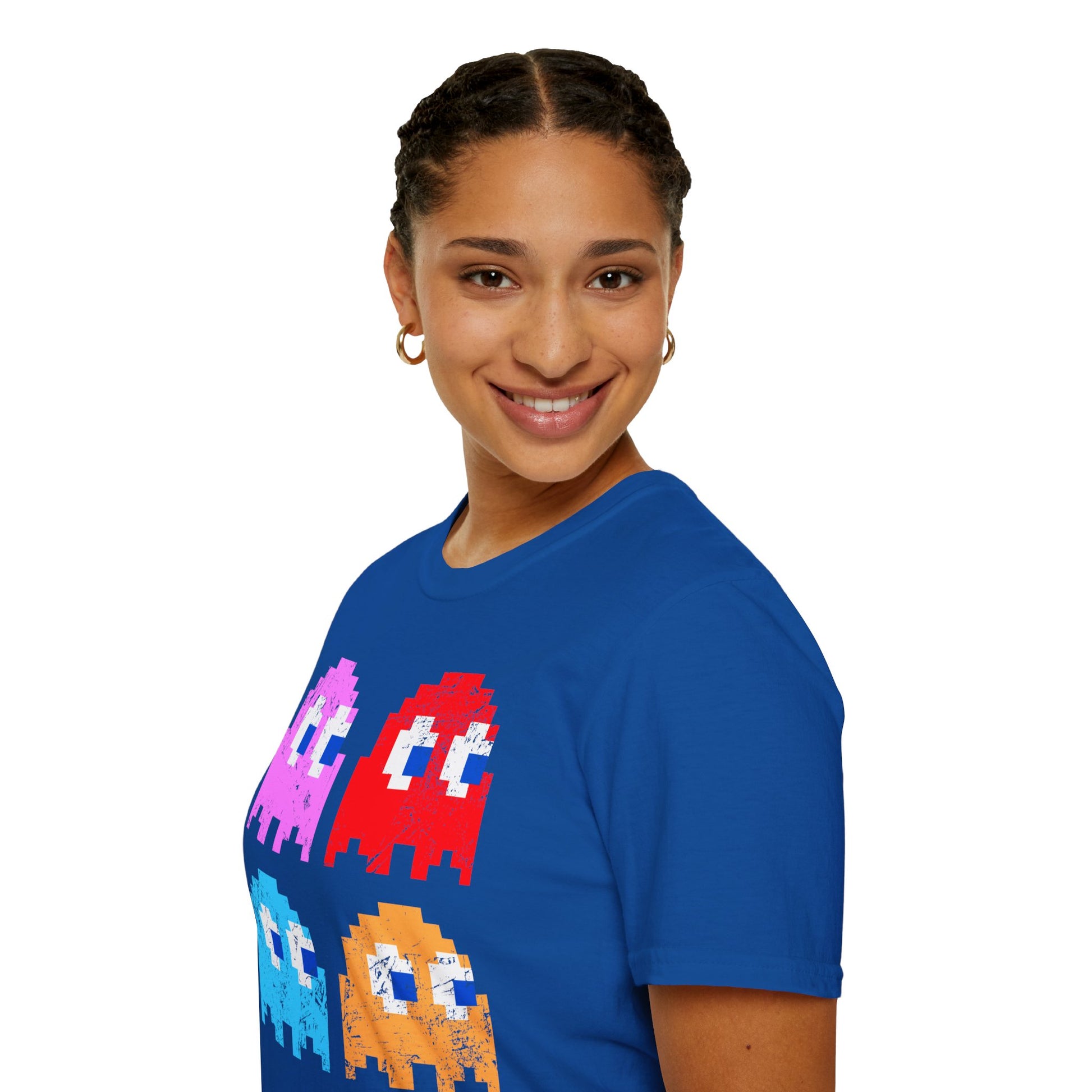 Video Game Figures | Unisex Softstyle T-Shirt - Conthur Shop