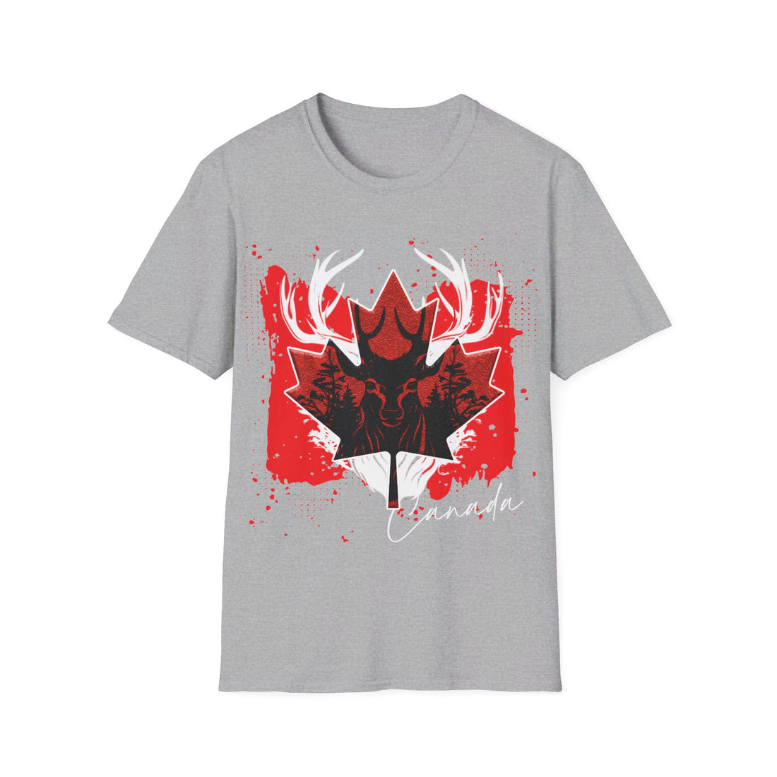 Canada | Deer | Unisex Softstyle T-Shirt - Conthur Shop