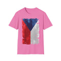 Czech Republic | Flag | Unisex Softstyle T-Shirt - Conthur Shop