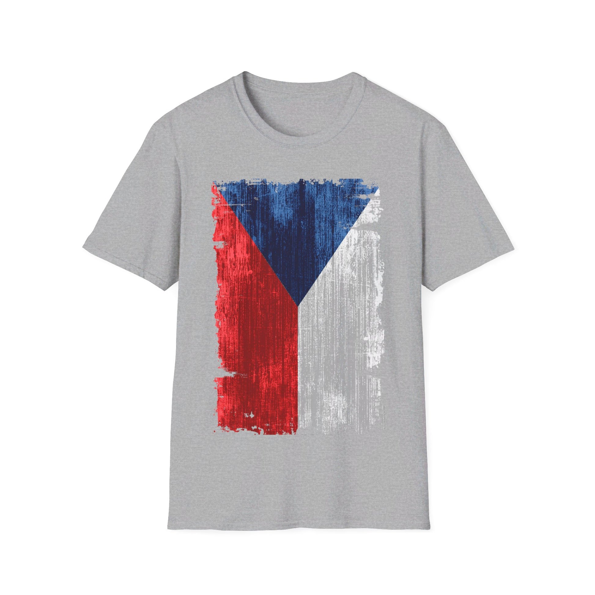 Czech Republic | Flag | Unisex Softstyle T-Shirt - Conthur Shop