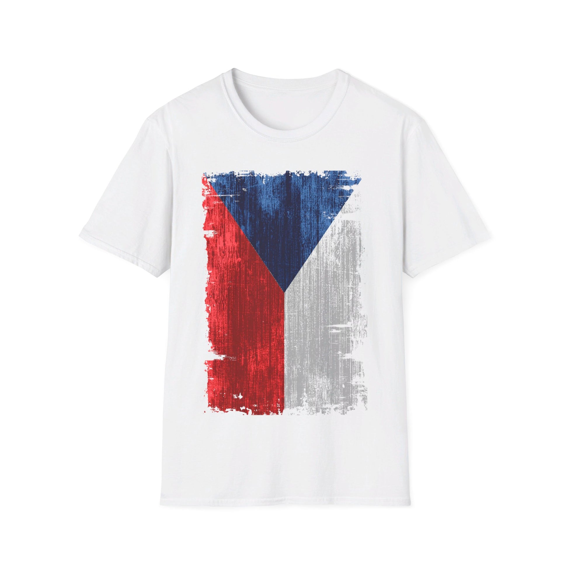 Czech Republic | Flag | Unisex Softstyle T-Shirt - Conthur Shop