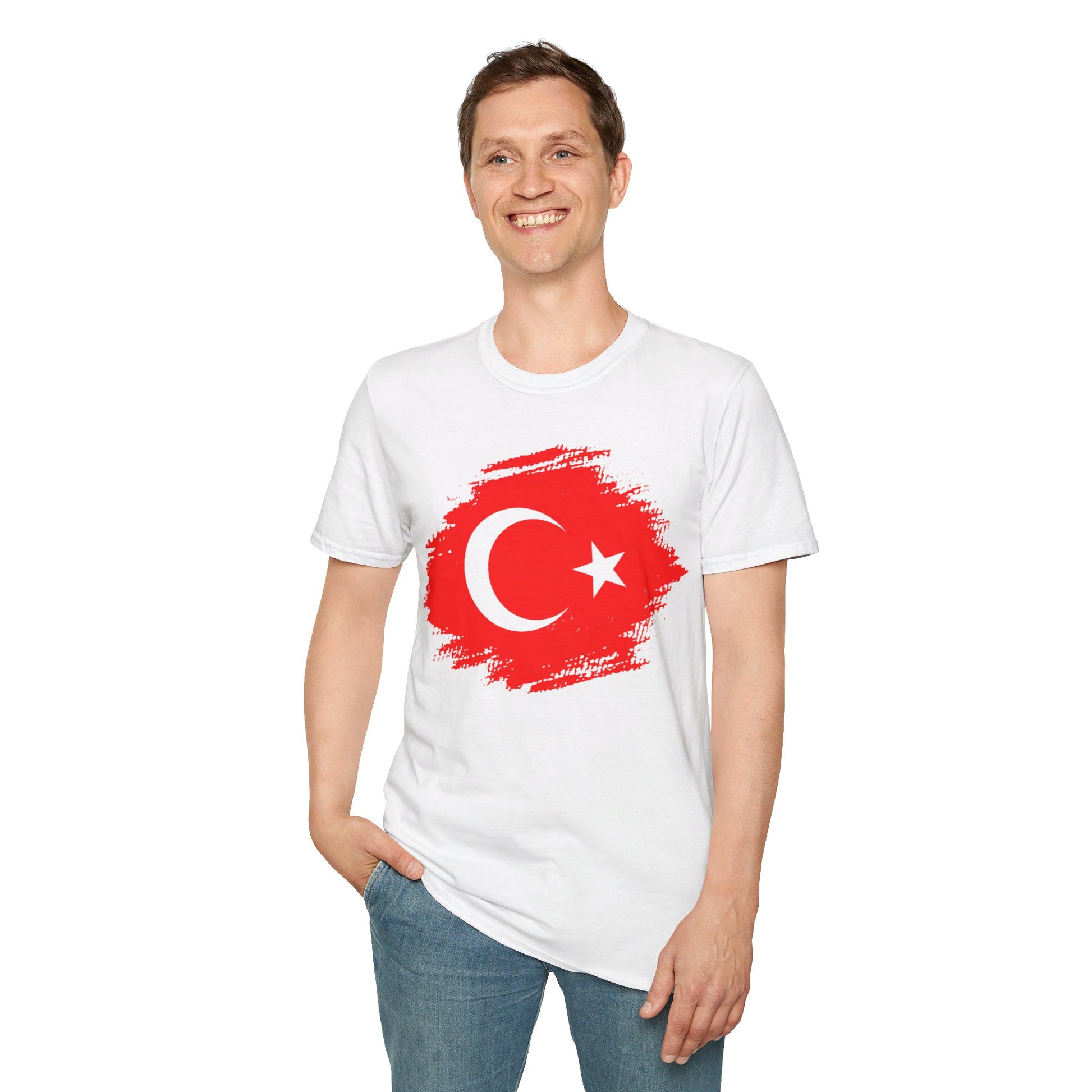 Turkey | Flag | Unisex Softstyle T-Shirt - Conthur Shop