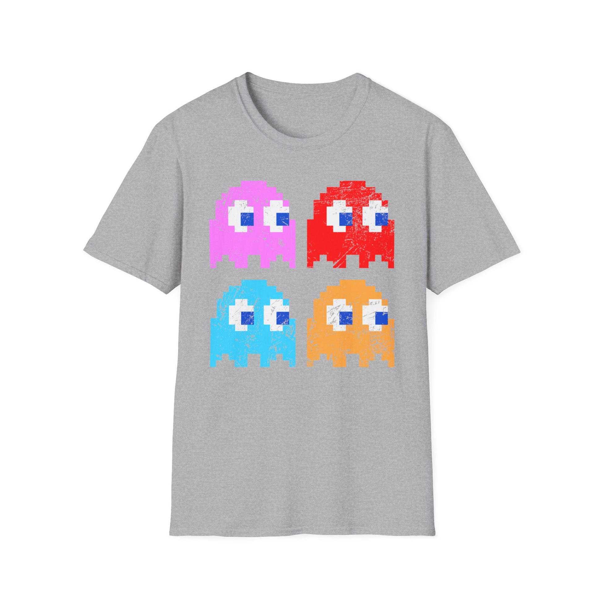 Video Game Figures | Unisex Softstyle T-Shirt - Conthur Shop