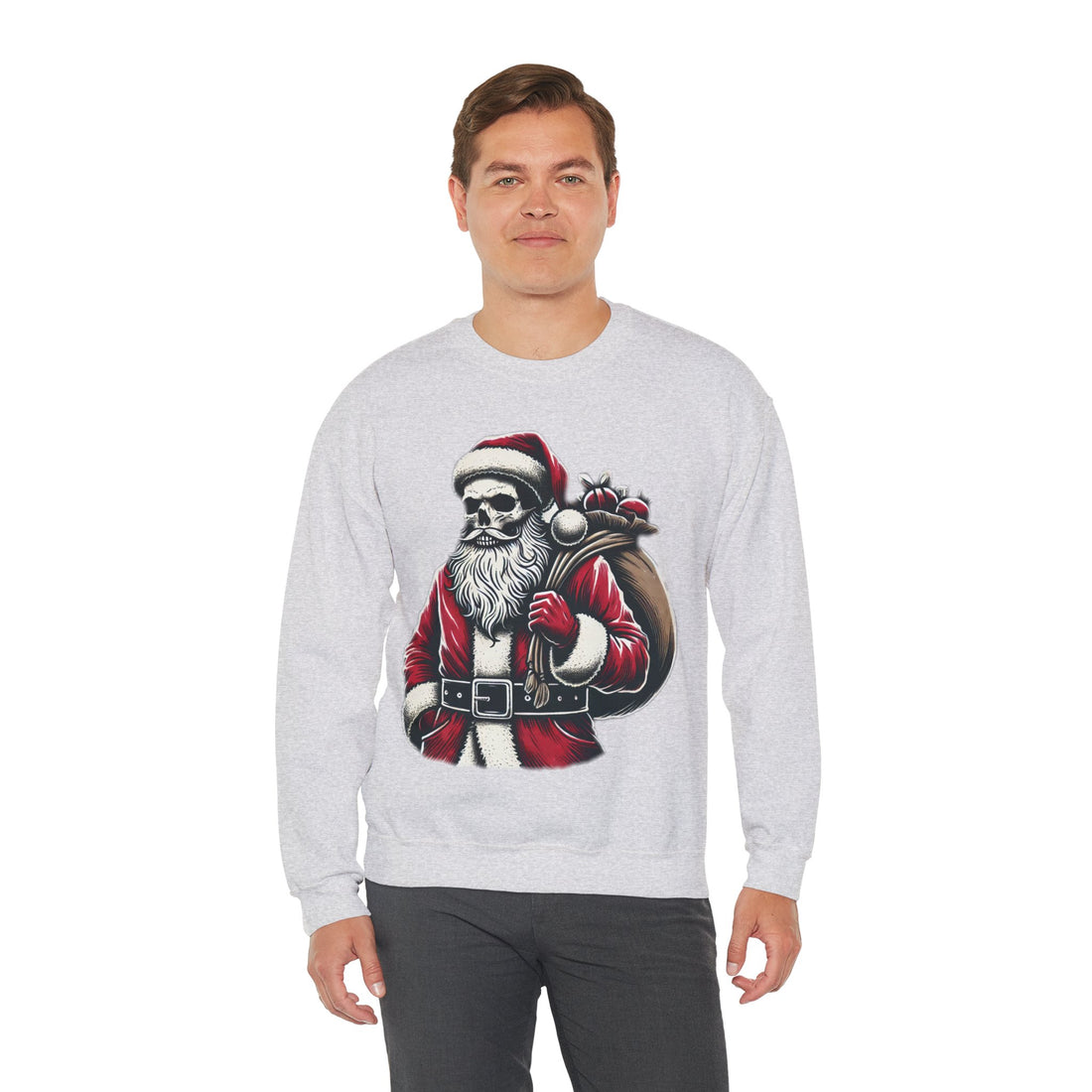 Santa Skull | Crewneck Sweatshirt S-5XL