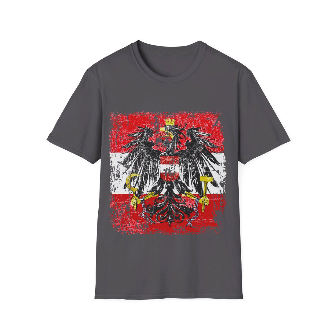 Austria | Österreich | Flag | Fahne | Unisex Softstyle T-Shirt - Conthur Shop