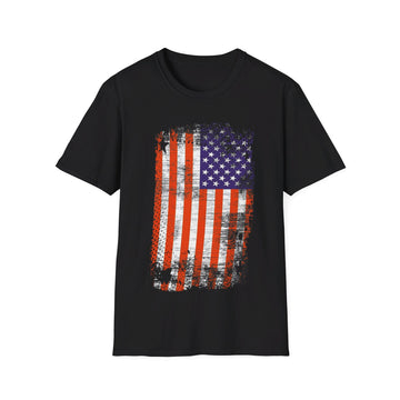 USA | Flag | Unisex Softstyle T-Shirt - Conthur Shop