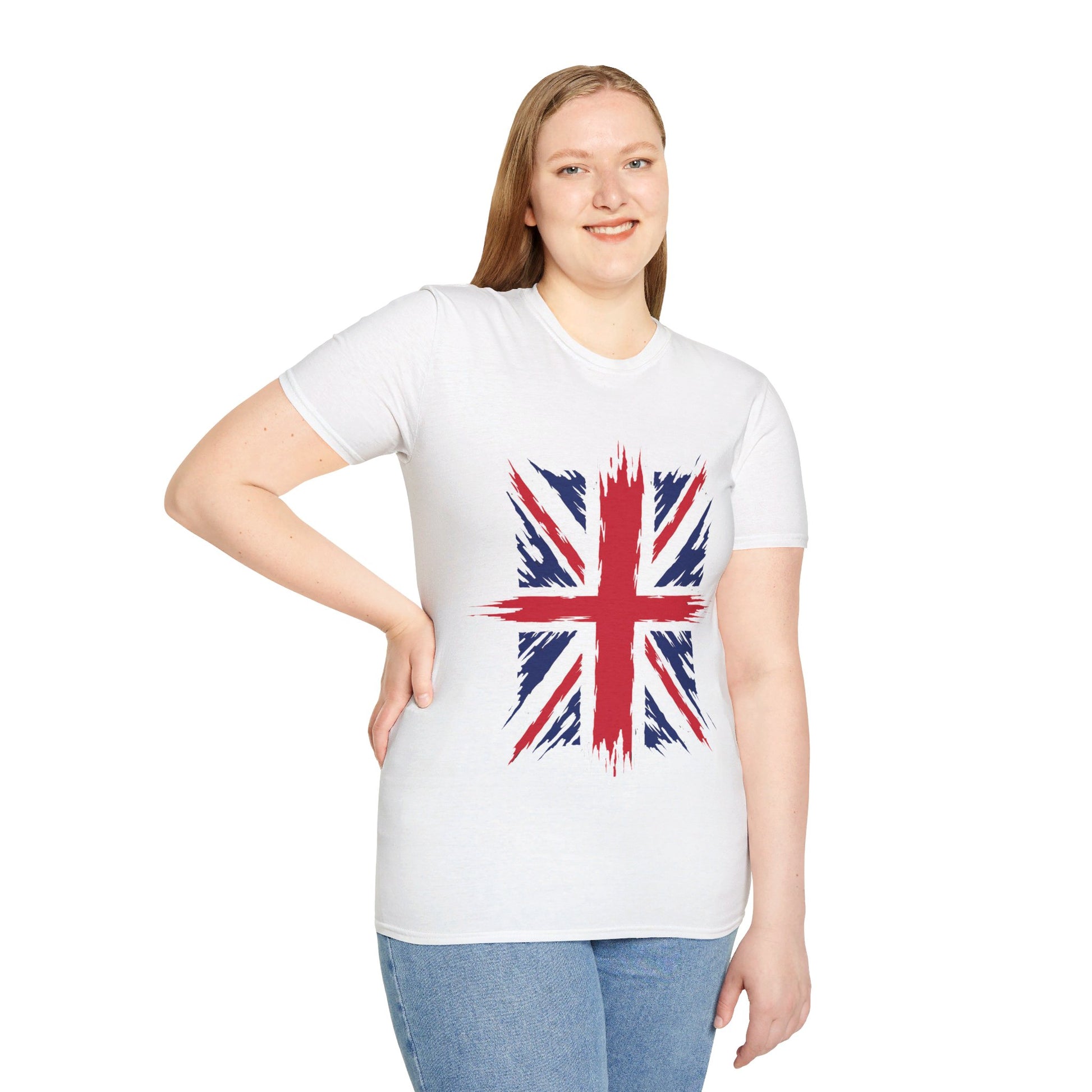 Great Britain | Union Jack | Flag | Fahne | Unisex Softstyle T-Shirt - Conthur Shop