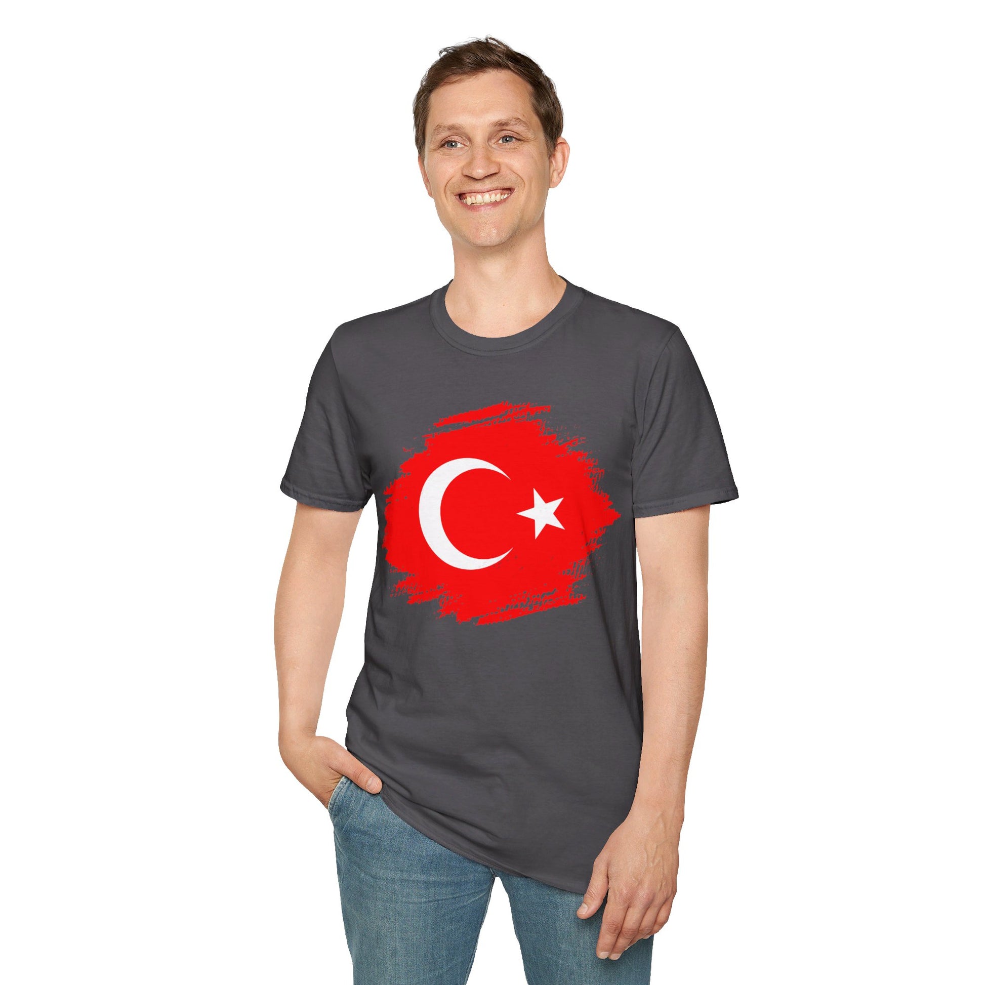 Turkey | Flag | Unisex Softstyle T-Shirt - Conthur Shop