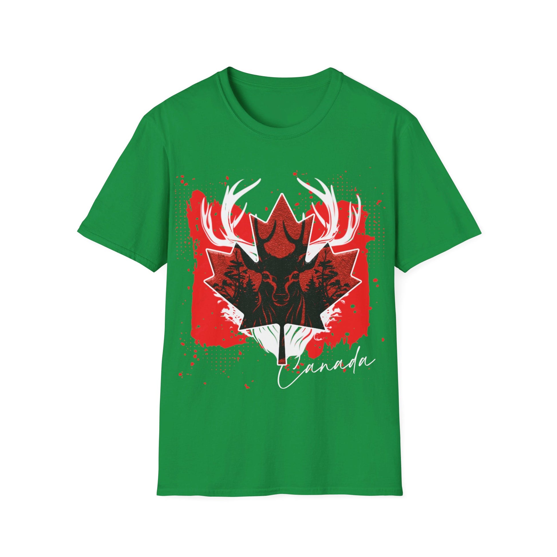 Canada | Deer | Unisex Softstyle T-Shirt - Conthur Shop