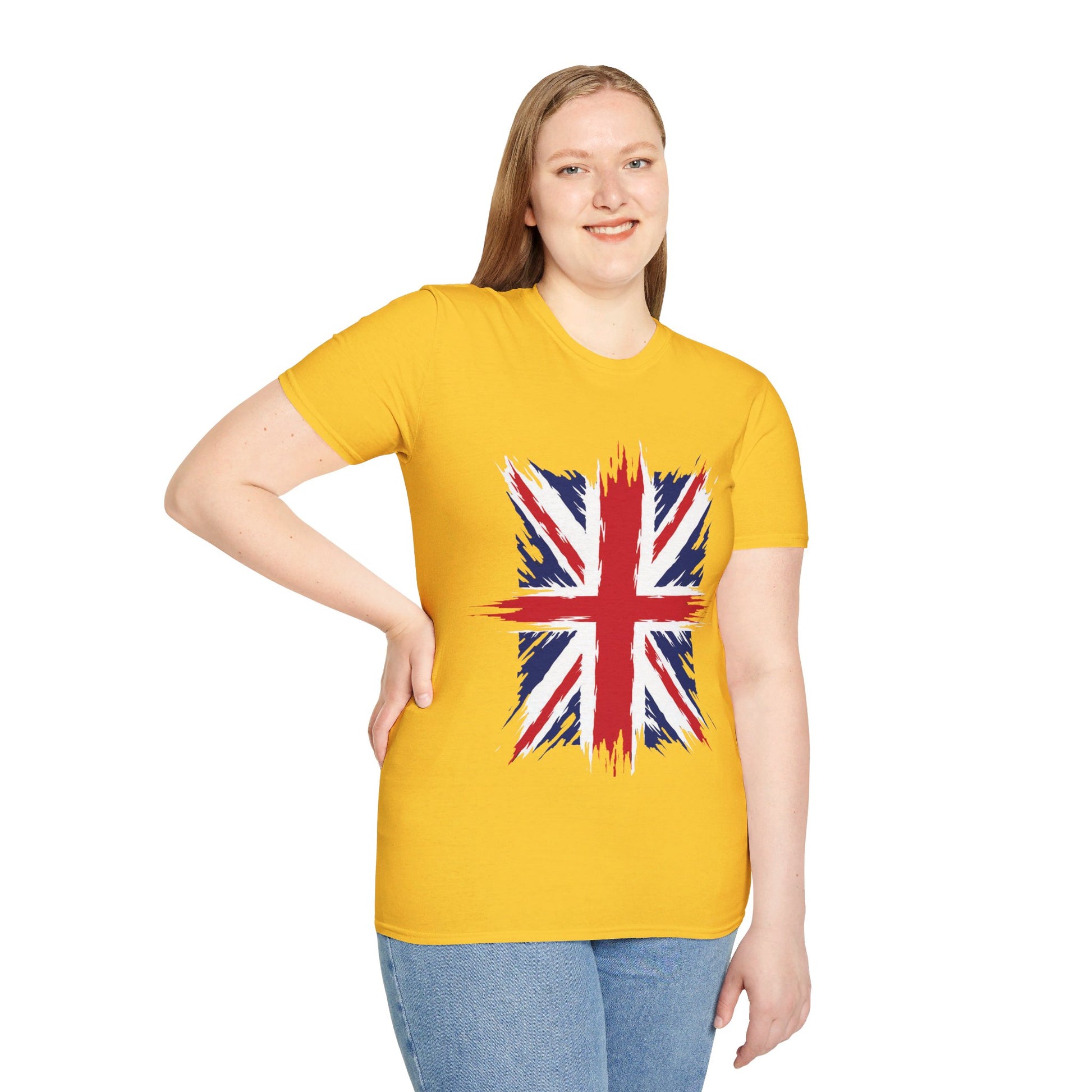 Great Britain | Union Jack | Flag | Fahne | Unisex Softstyle T-Shirt - Conthur Shop