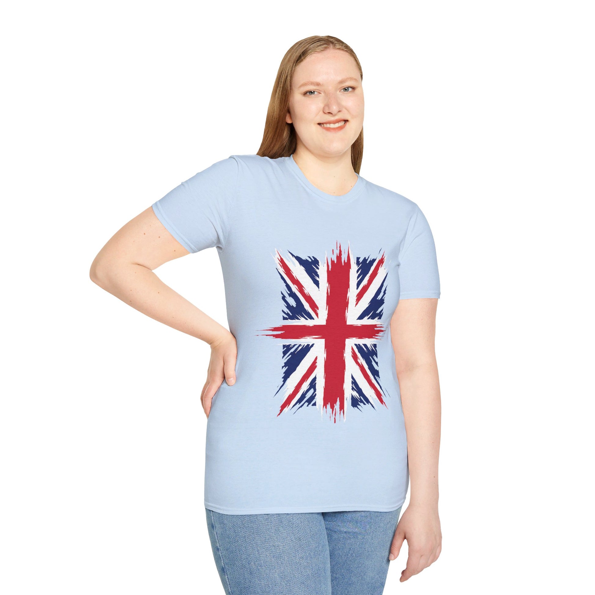 Great Britain | Union Jack | Flag | Fahne | Unisex Softstyle T-Shirt - Conthur Shop