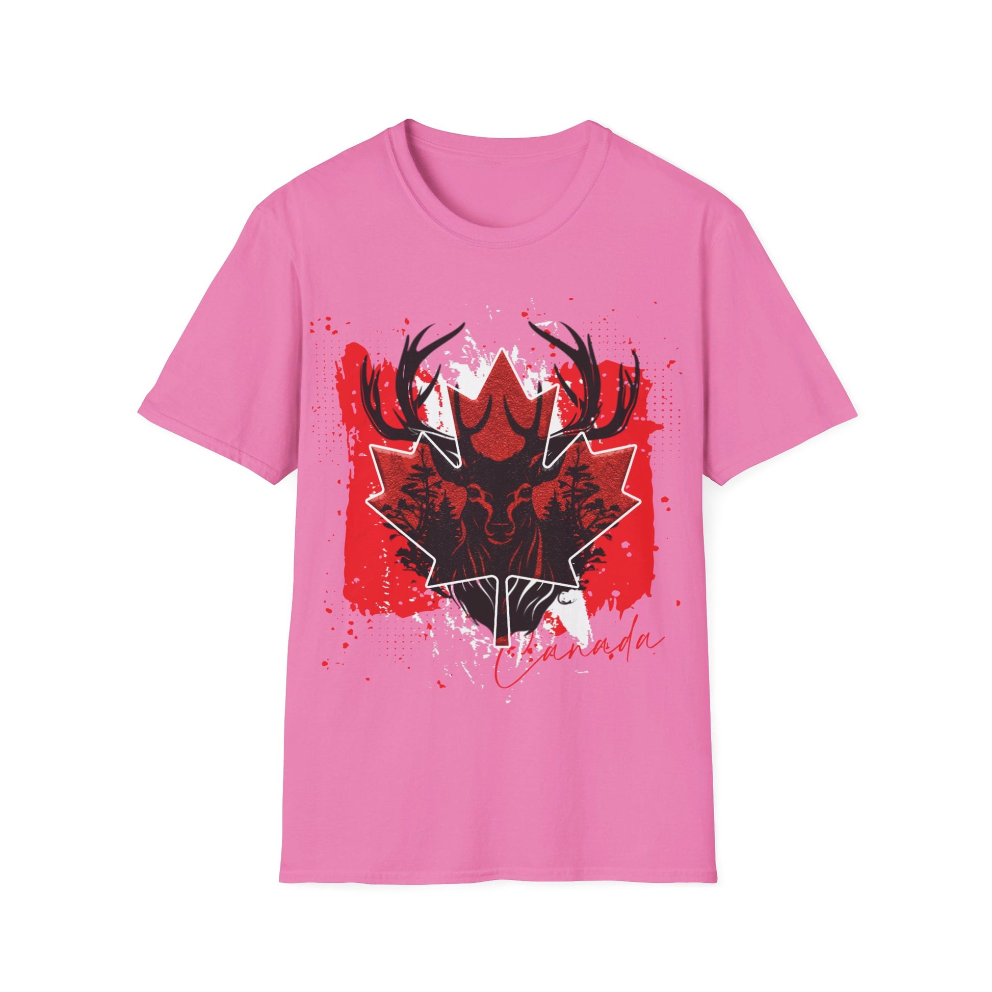 Canada | Deer | Unisex Softstyle T-Shirt - Conthur Shop