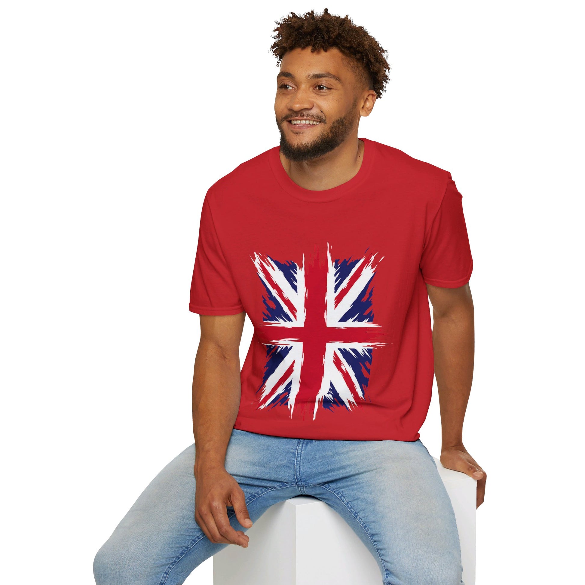 Great Britain | Union Jack | Flag | Fahne | Unisex Softstyle T-Shirt - Conthur Shop