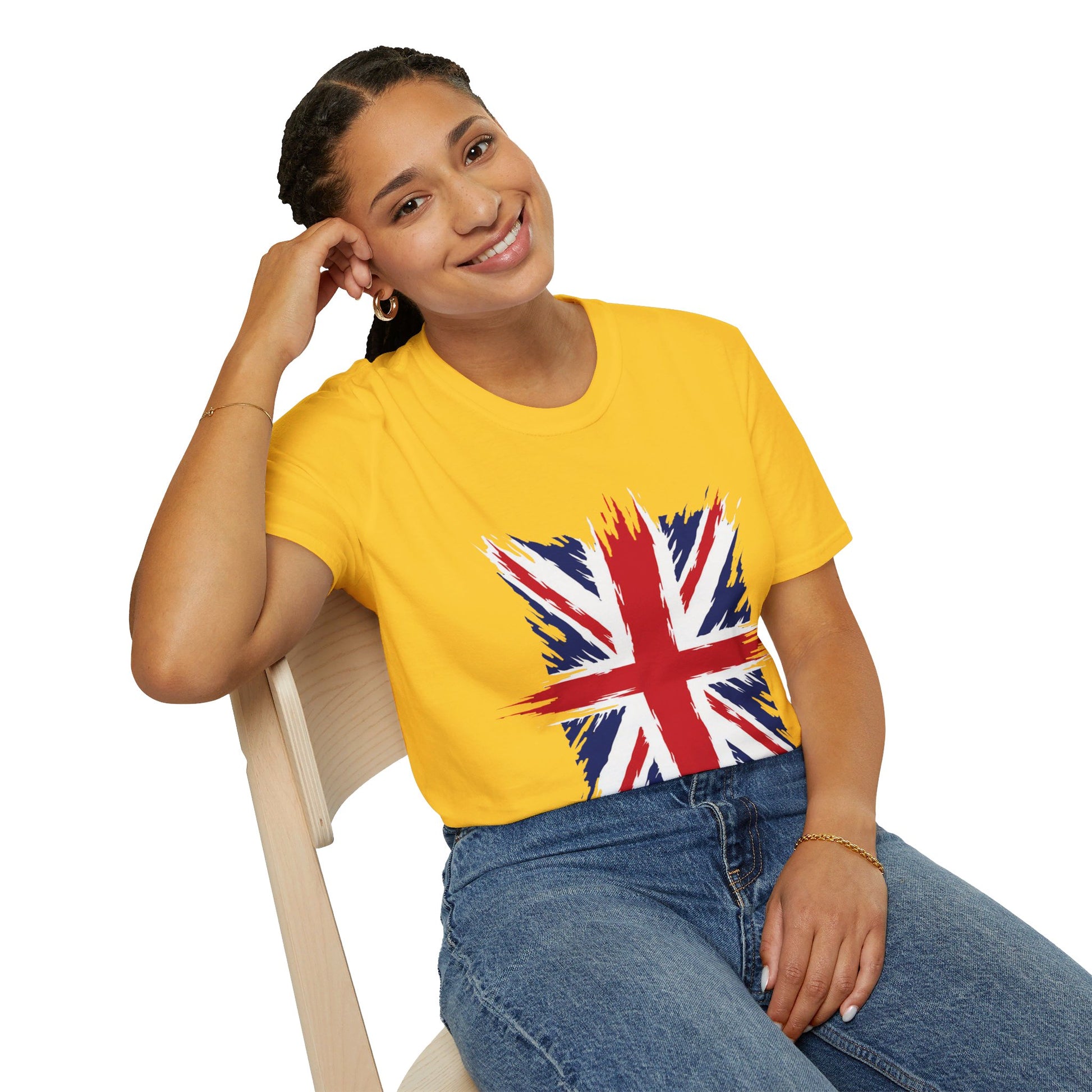 Great Britain | Union Jack | Flag | Fahne | Unisex Softstyle T-Shirt - Conthur Shop