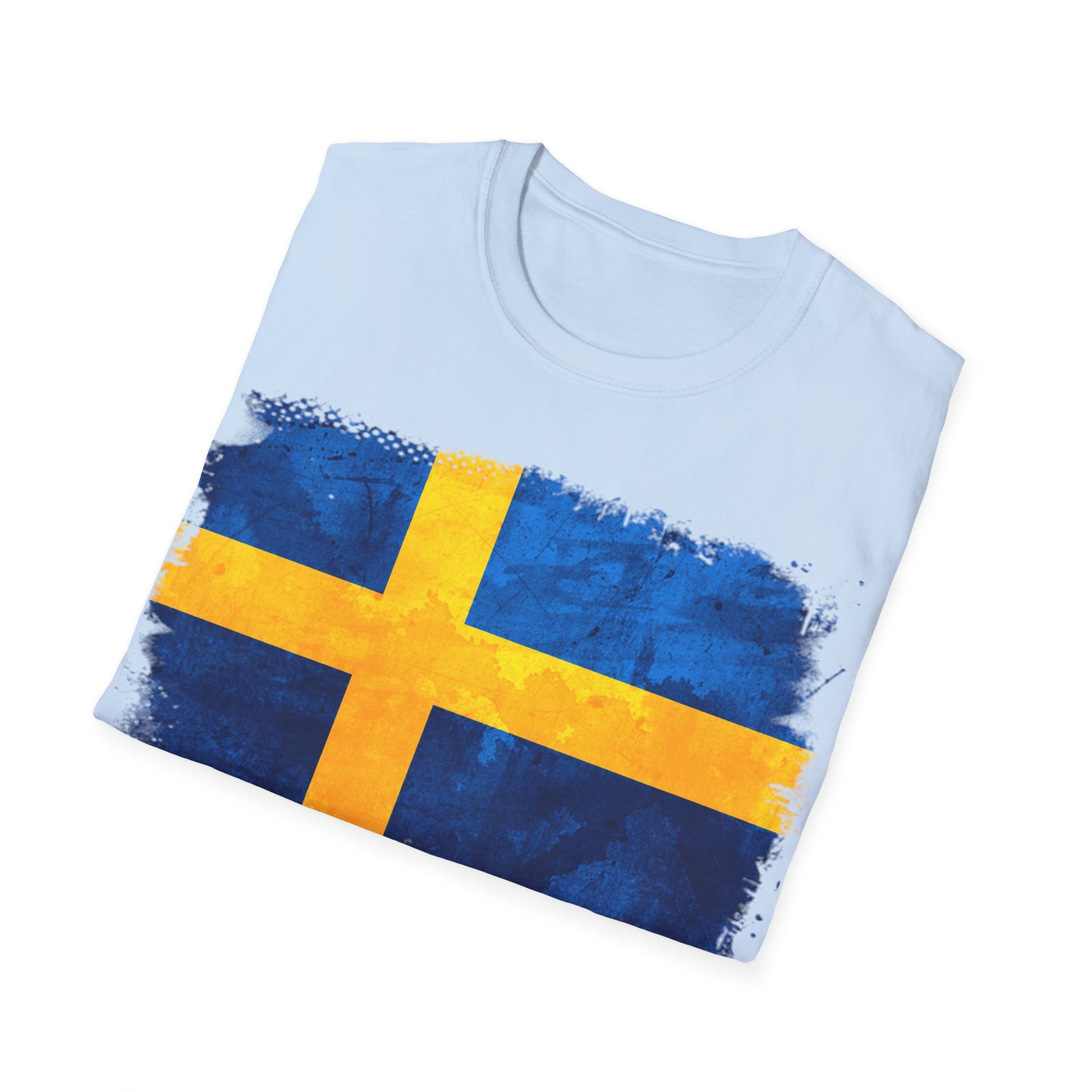 Sweden Flag | Unisex Softstyle T-Shirt - Conthur Shop