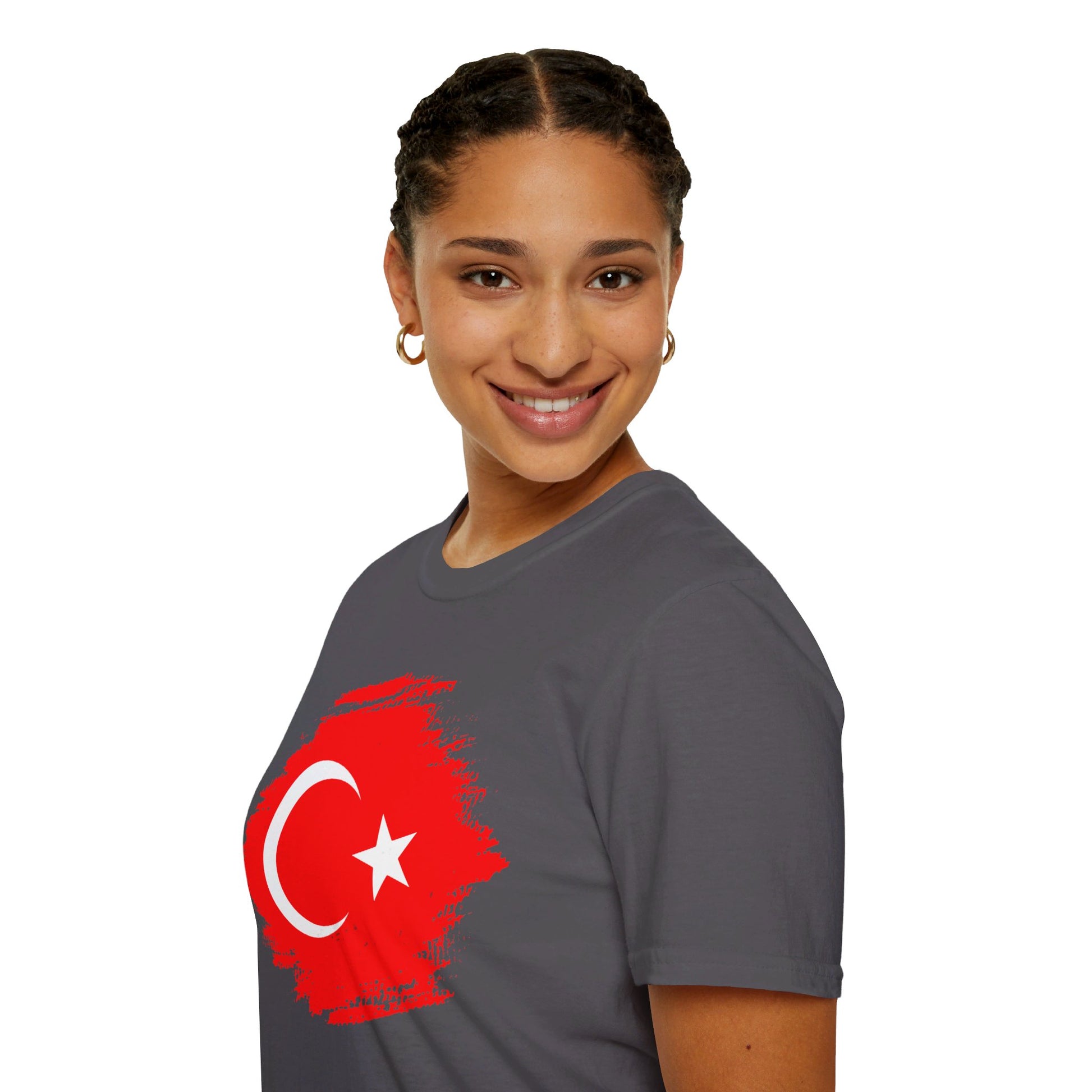 Turkey | Flag | Unisex Softstyle T-Shirt - Conthur Shop