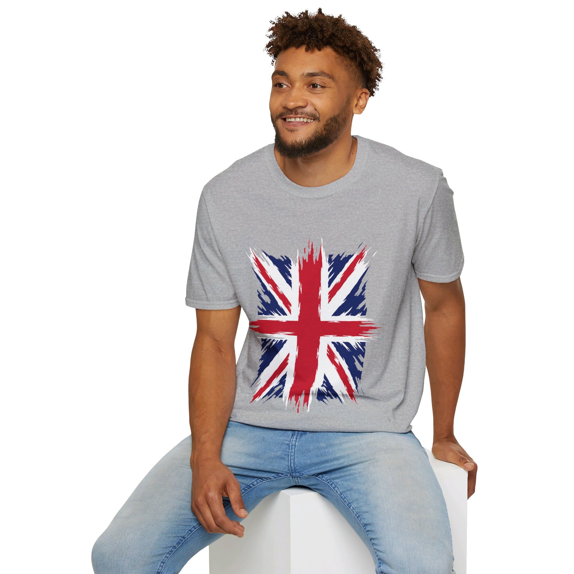 Great Britain | Union Jack | Flag | Fahne | Unisex Softstyle T-Shirt - Conthur Shop