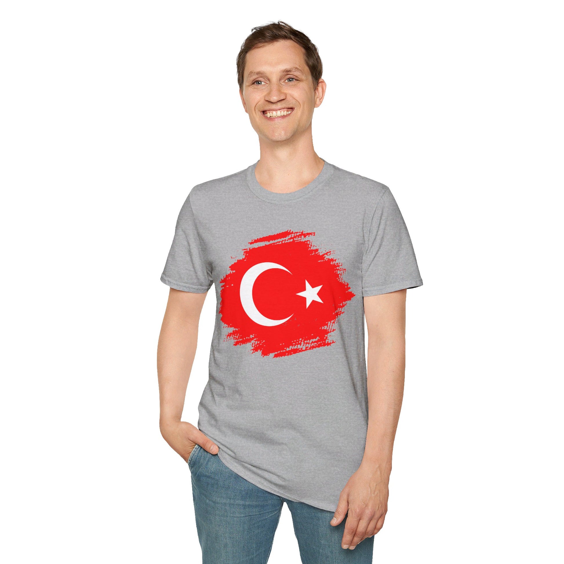 Turkey | Flag | Unisex Softstyle T-Shirt - Conthur Shop