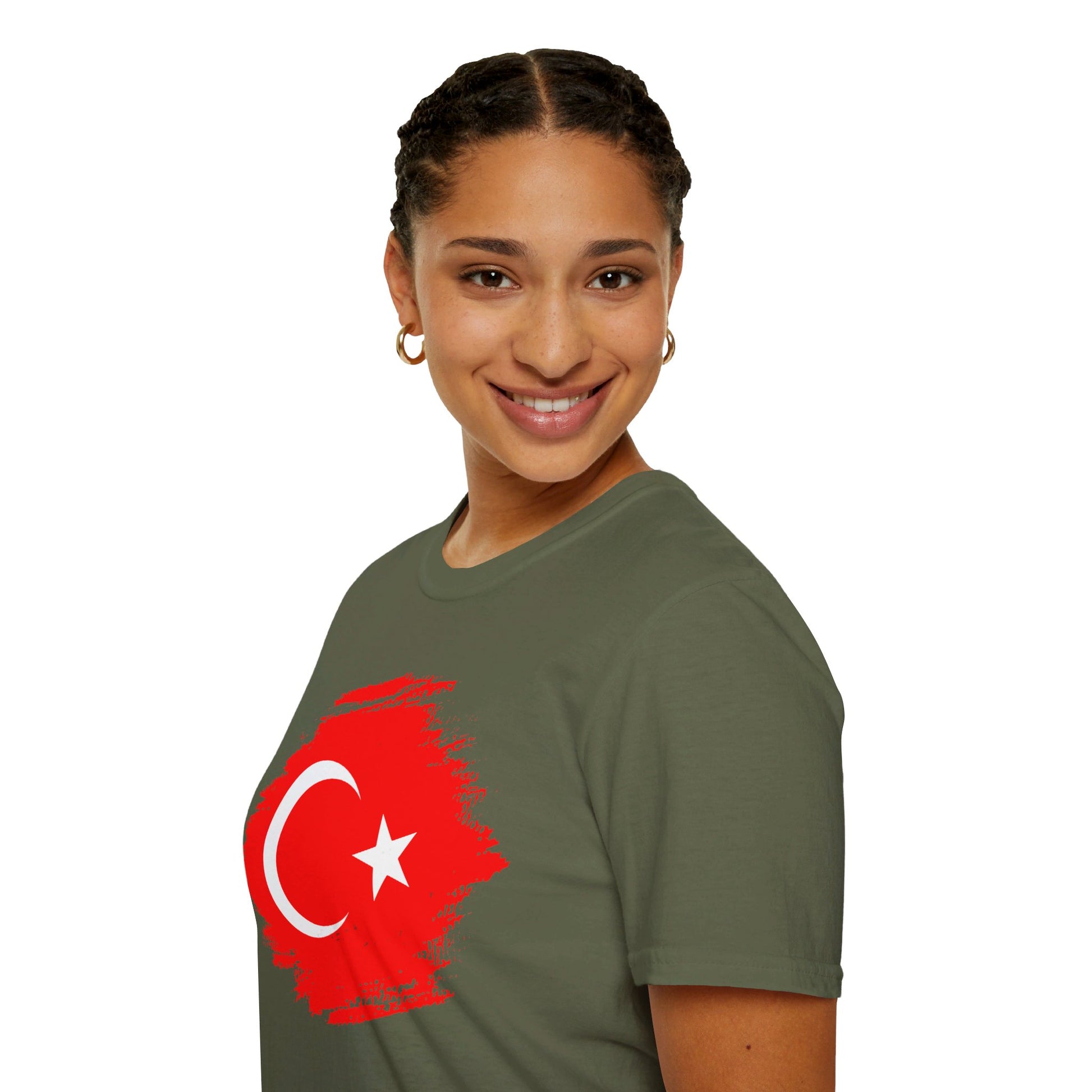 Turkey | Flag | Unisex Softstyle T-Shirt - Conthur Shop