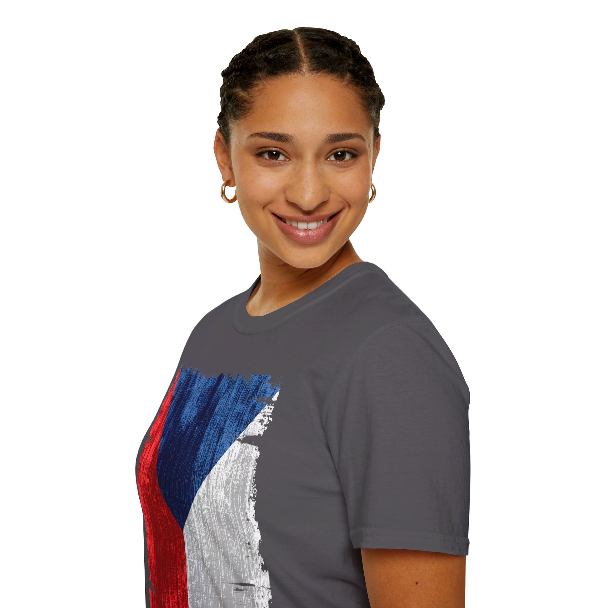 Czech Republic | Flag | Unisex Softstyle T-Shirt - Conthur Shop