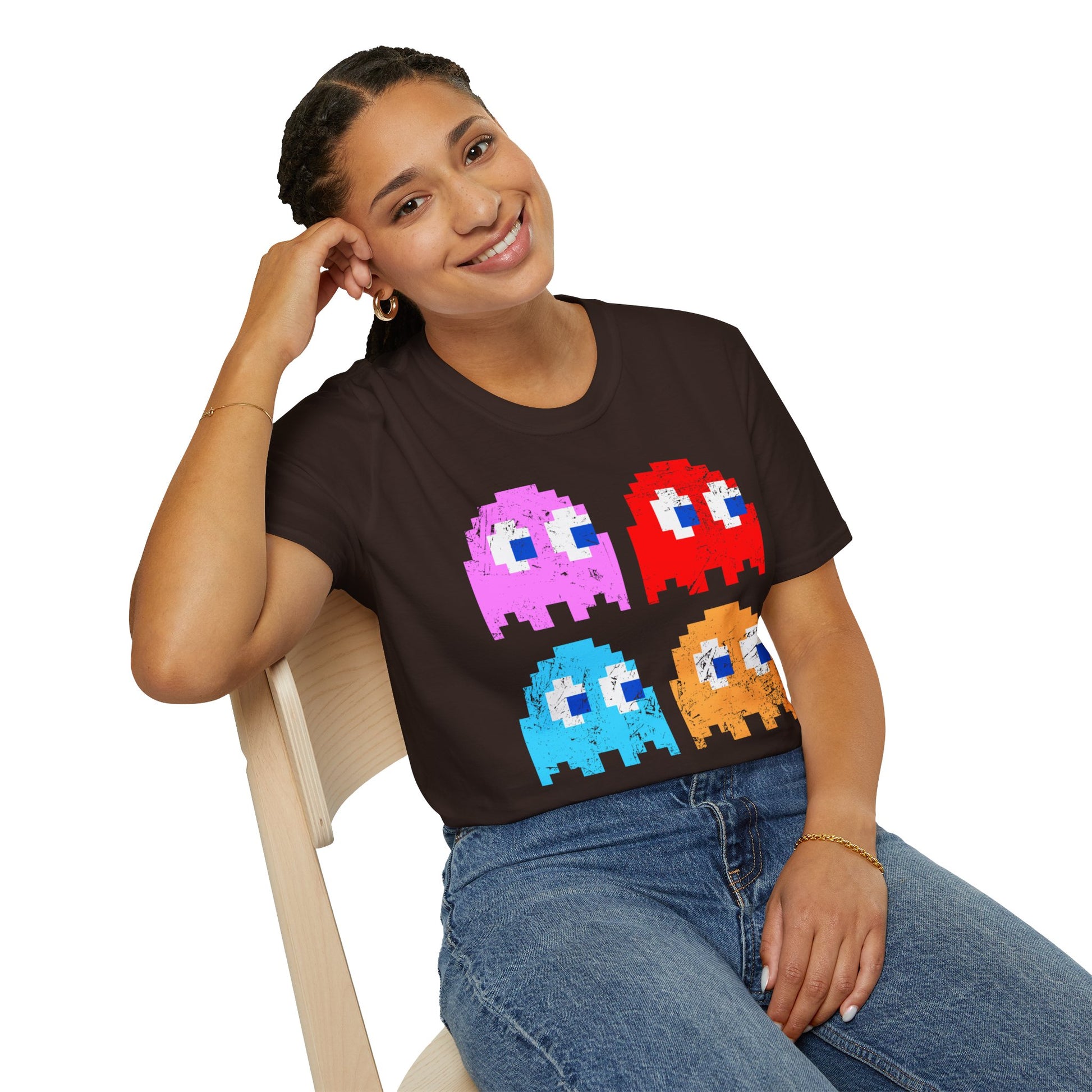 Video Game Figures | Unisex Softstyle T-Shirt - Conthur Shop