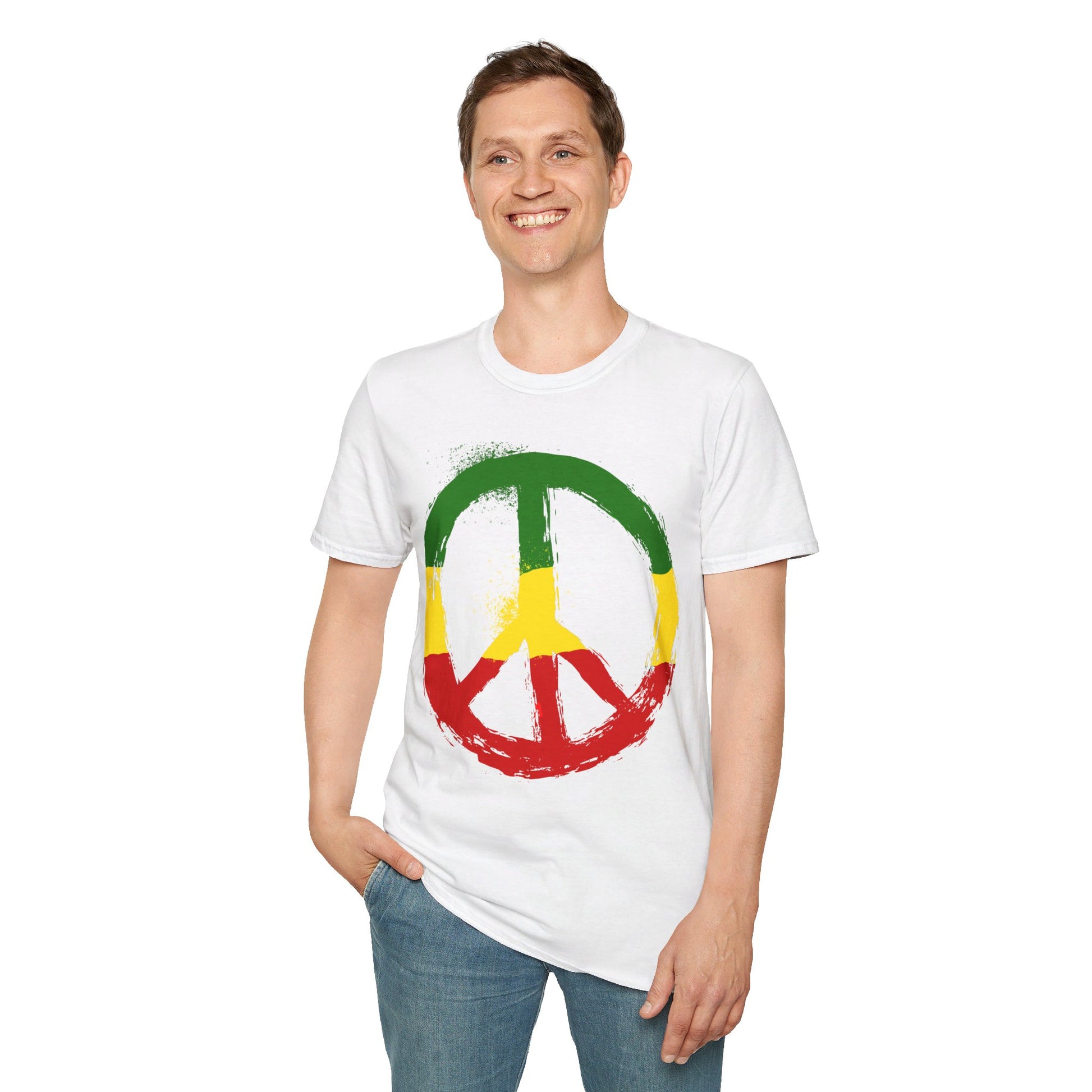 Peace | Unisex Softstyle T-Shirt - Conthur Shop