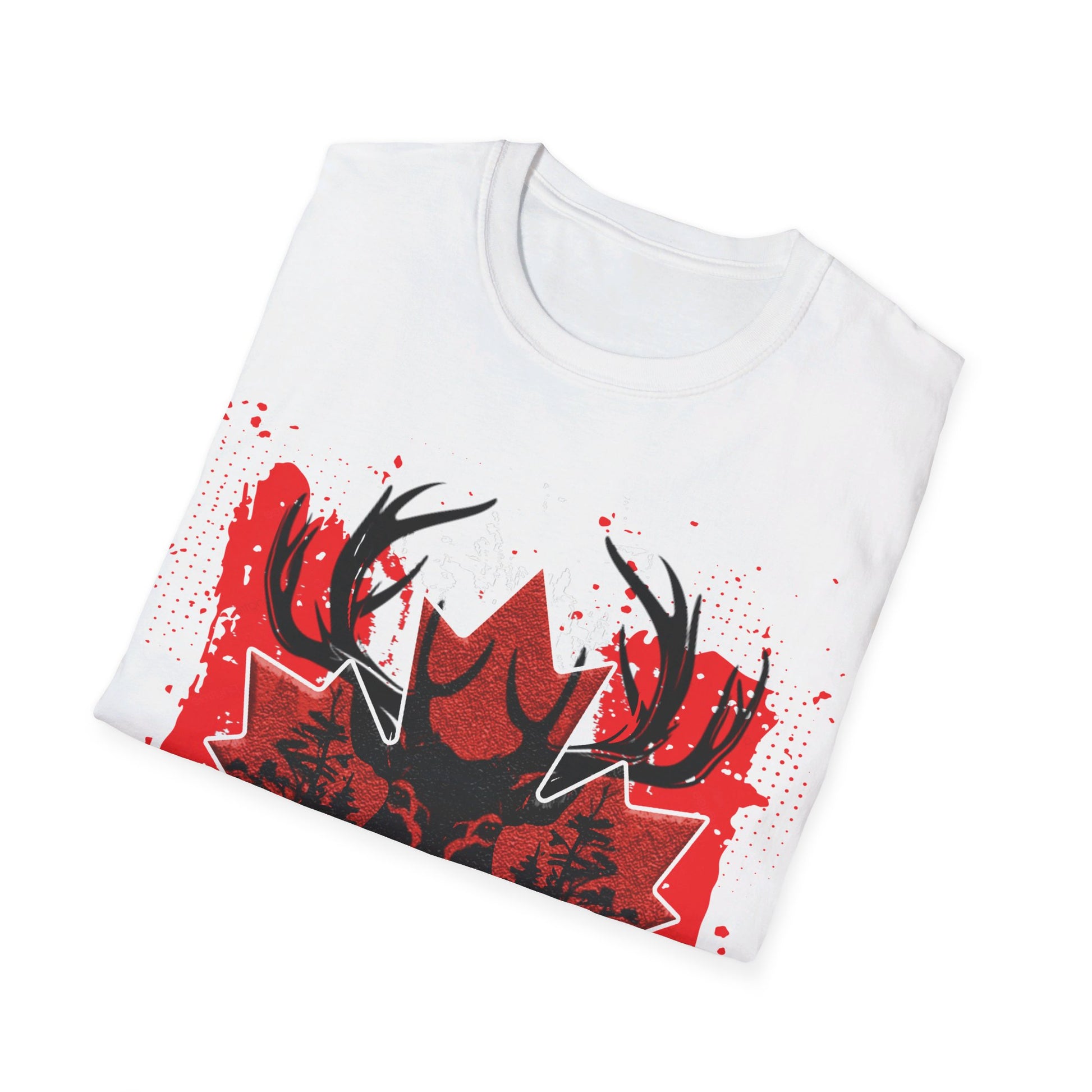 Canada | Deer | Unisex Softstyle T-Shirt - Conthur Shop