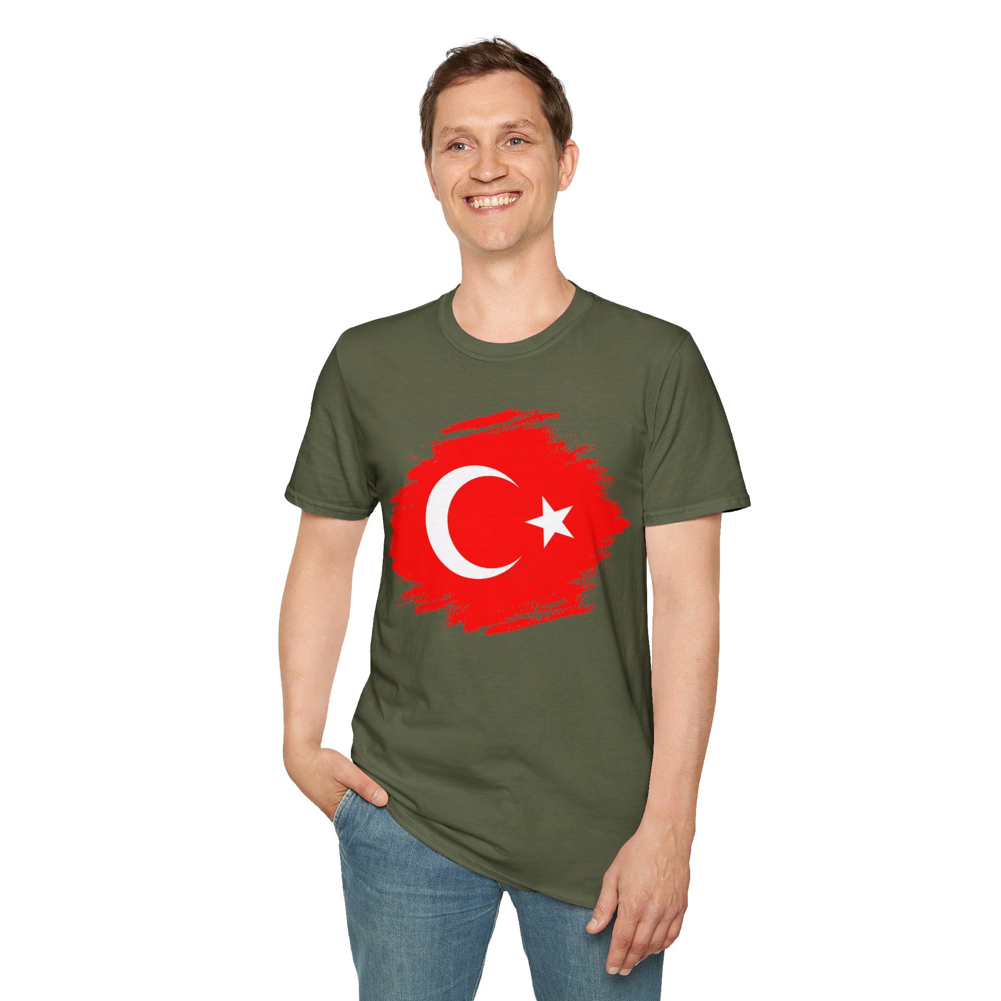 Turkey | Flag | Unisex Softstyle T-Shirt - Conthur Shop