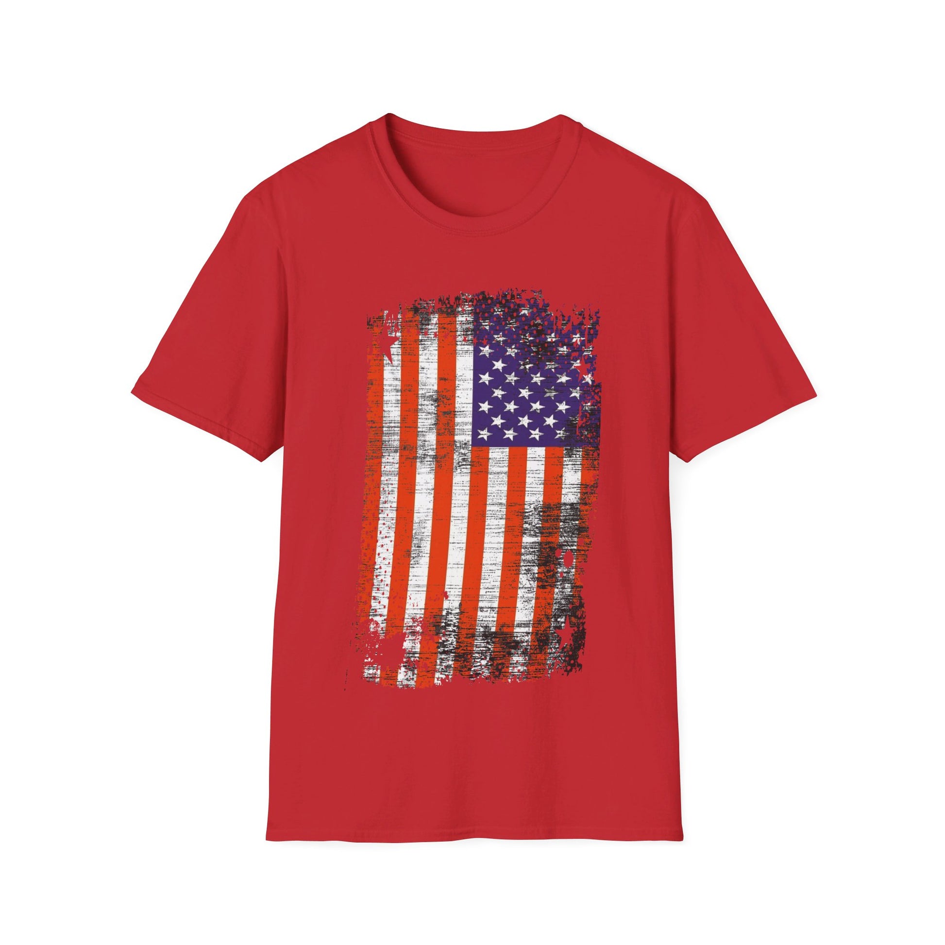 USA | Flag | Unisex Softstyle T-Shirt - Conthur Shop