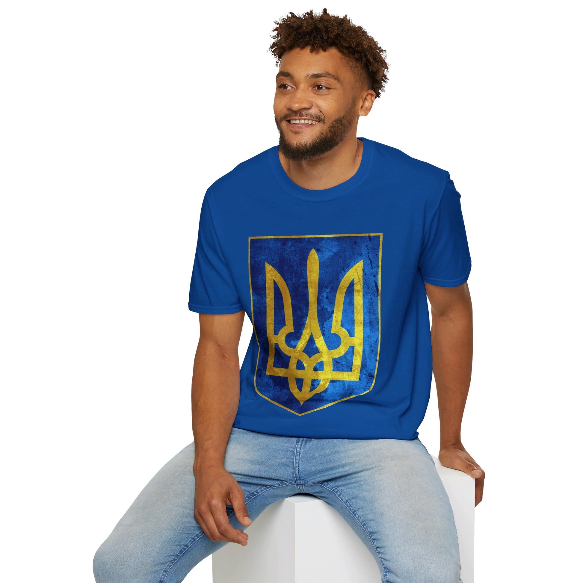 Ukraine | Flag | Unisex Softstyle T-Shirt - Conthur Shop