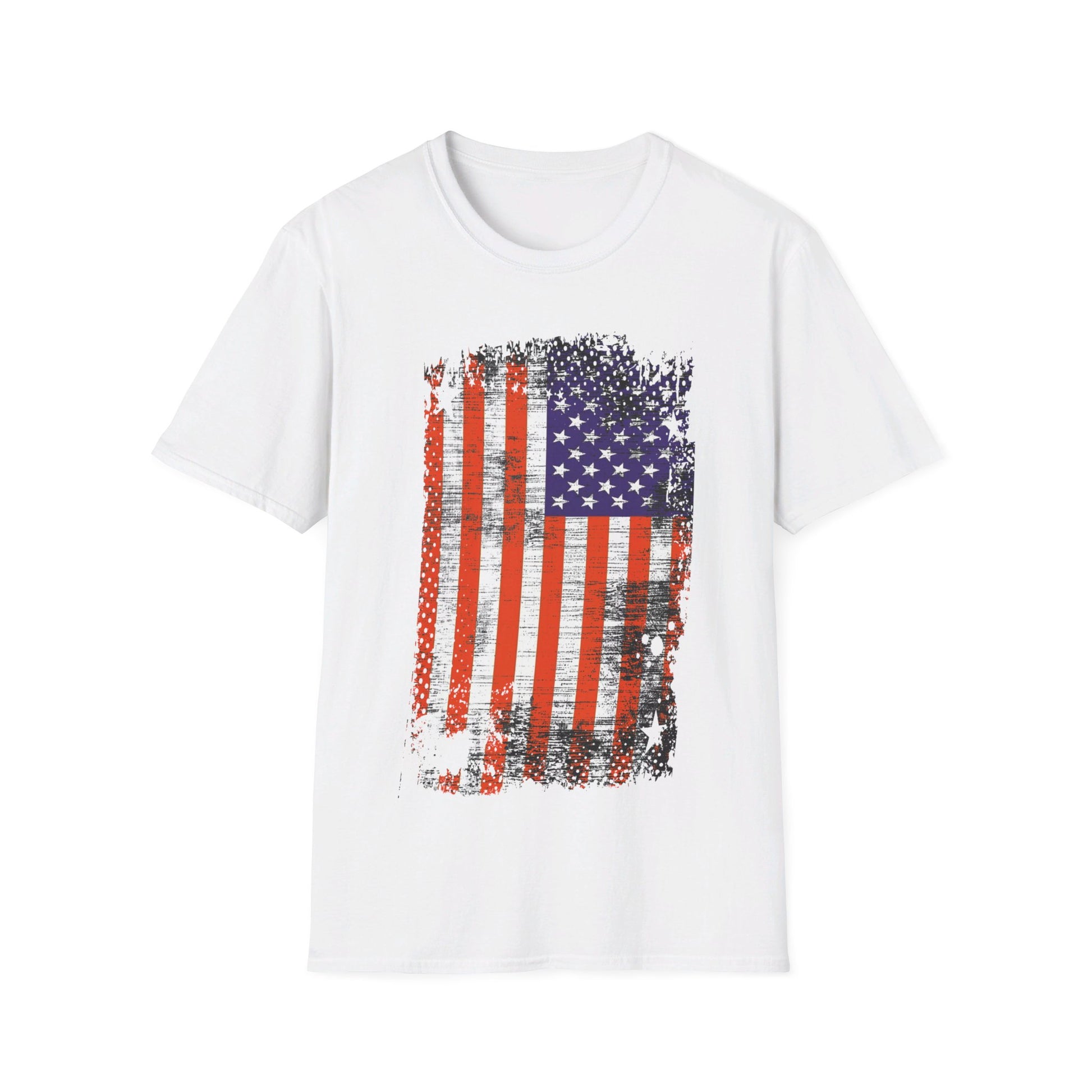 USA | Flag | Unisex Softstyle T-Shirt - Conthur Shop