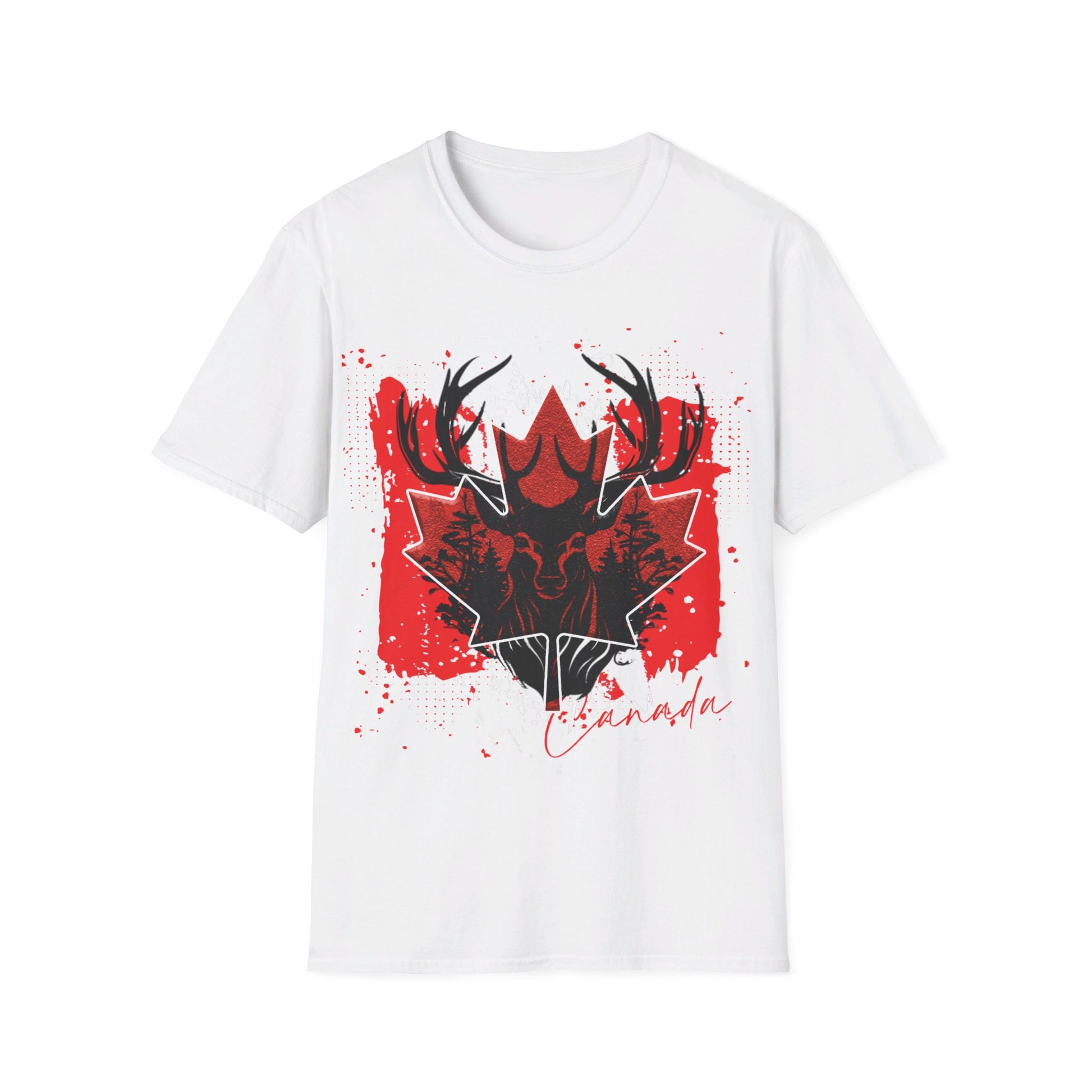 Canada | Deer | Unisex Softstyle T-Shirt - Conthur Shop