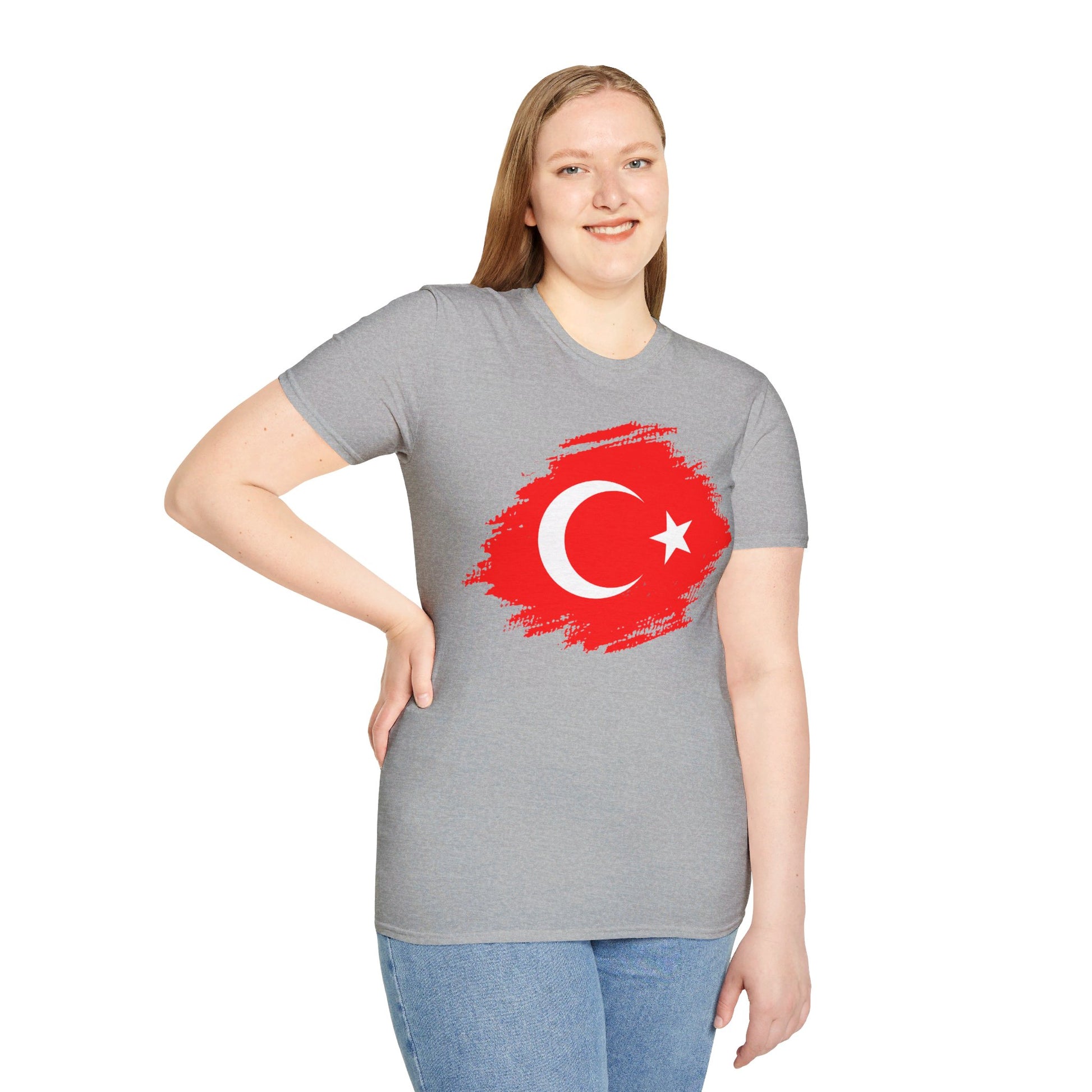 Turkey | Flag | Unisex Softstyle T-Shirt - Conthur Shop