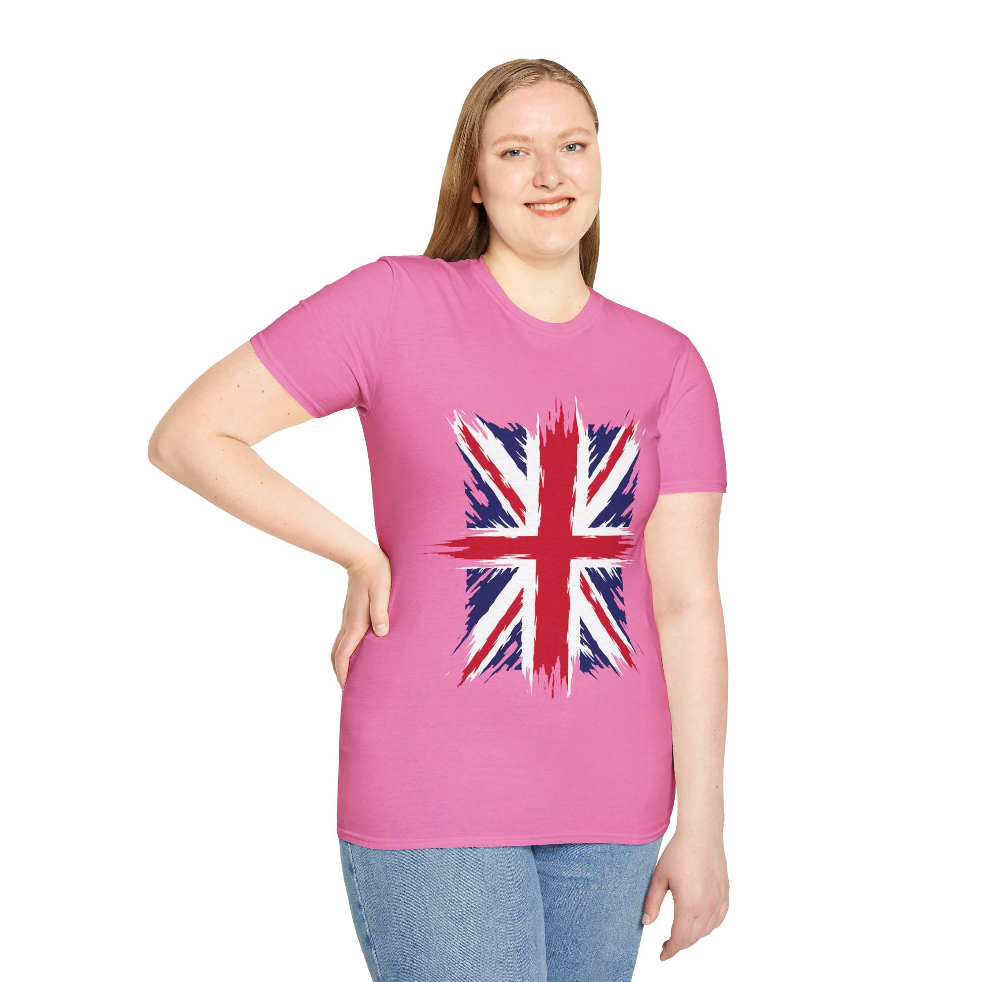 Great Britain | Union Jack | Flag | Fahne | Unisex Softstyle T-Shirt - Conthur Shop