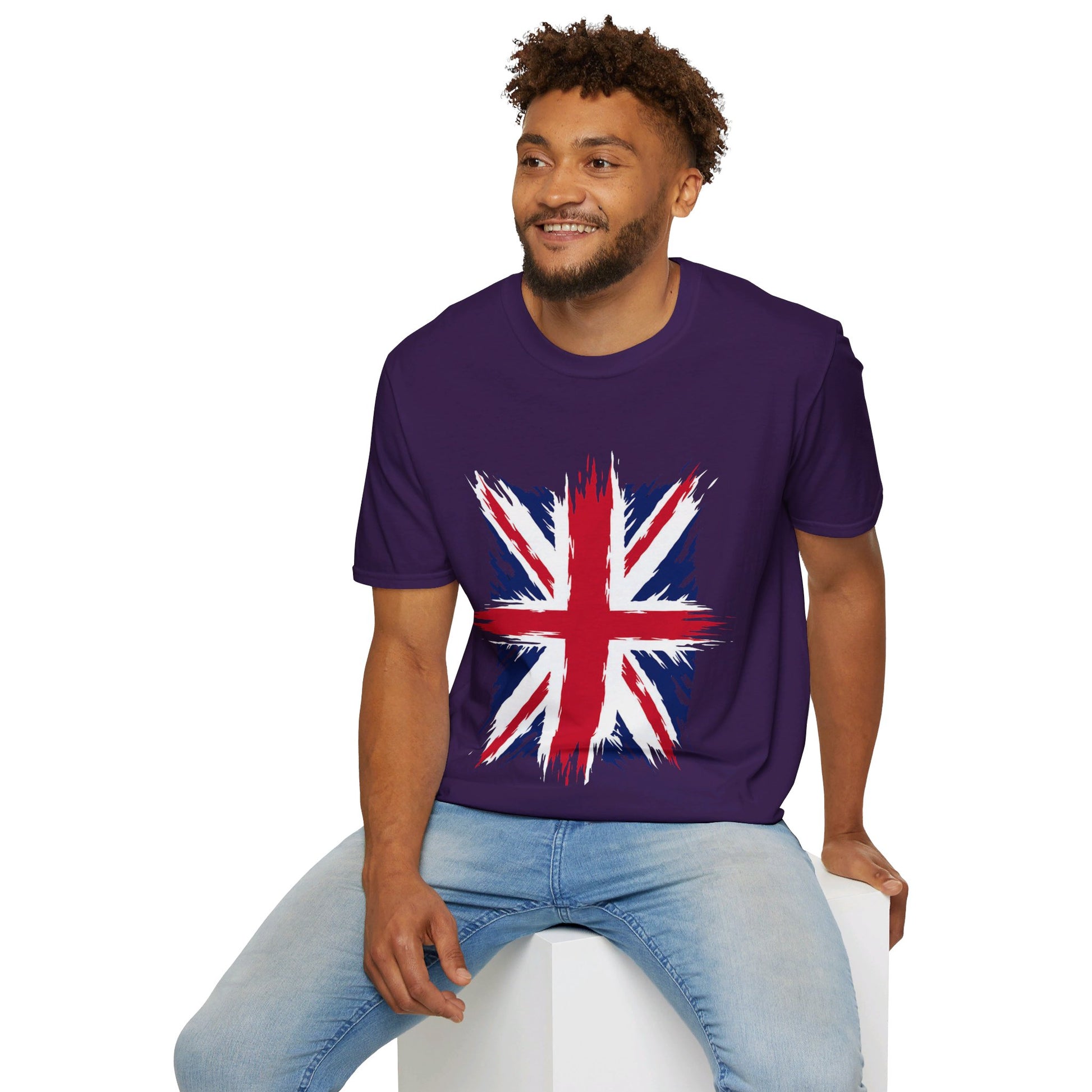 Great Britain | Union Jack | Flag | Fahne | Unisex Softstyle T-Shirt - Conthur Shop