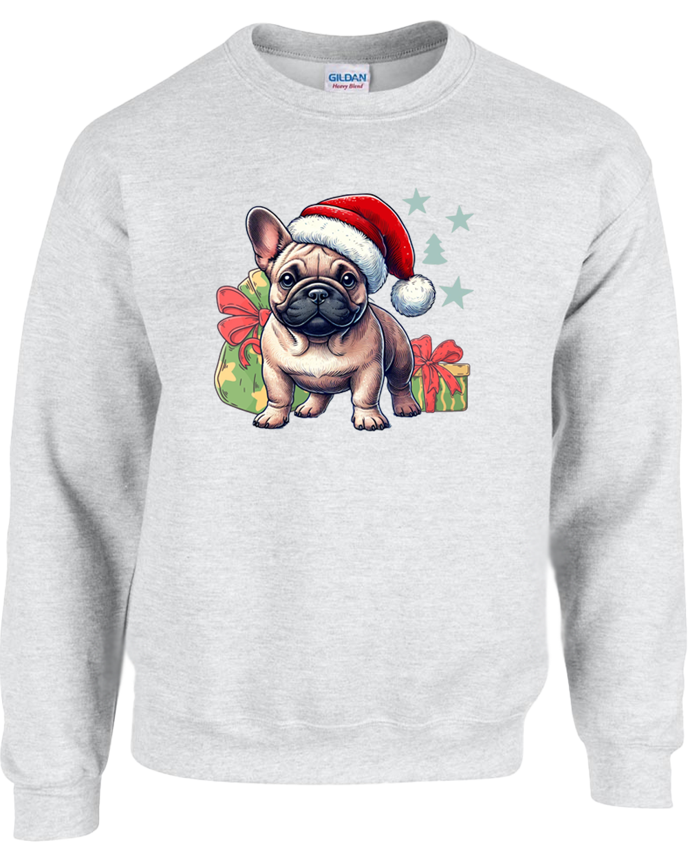 Christmas Bulldog | Crewneck Sweatshirt S-5XL